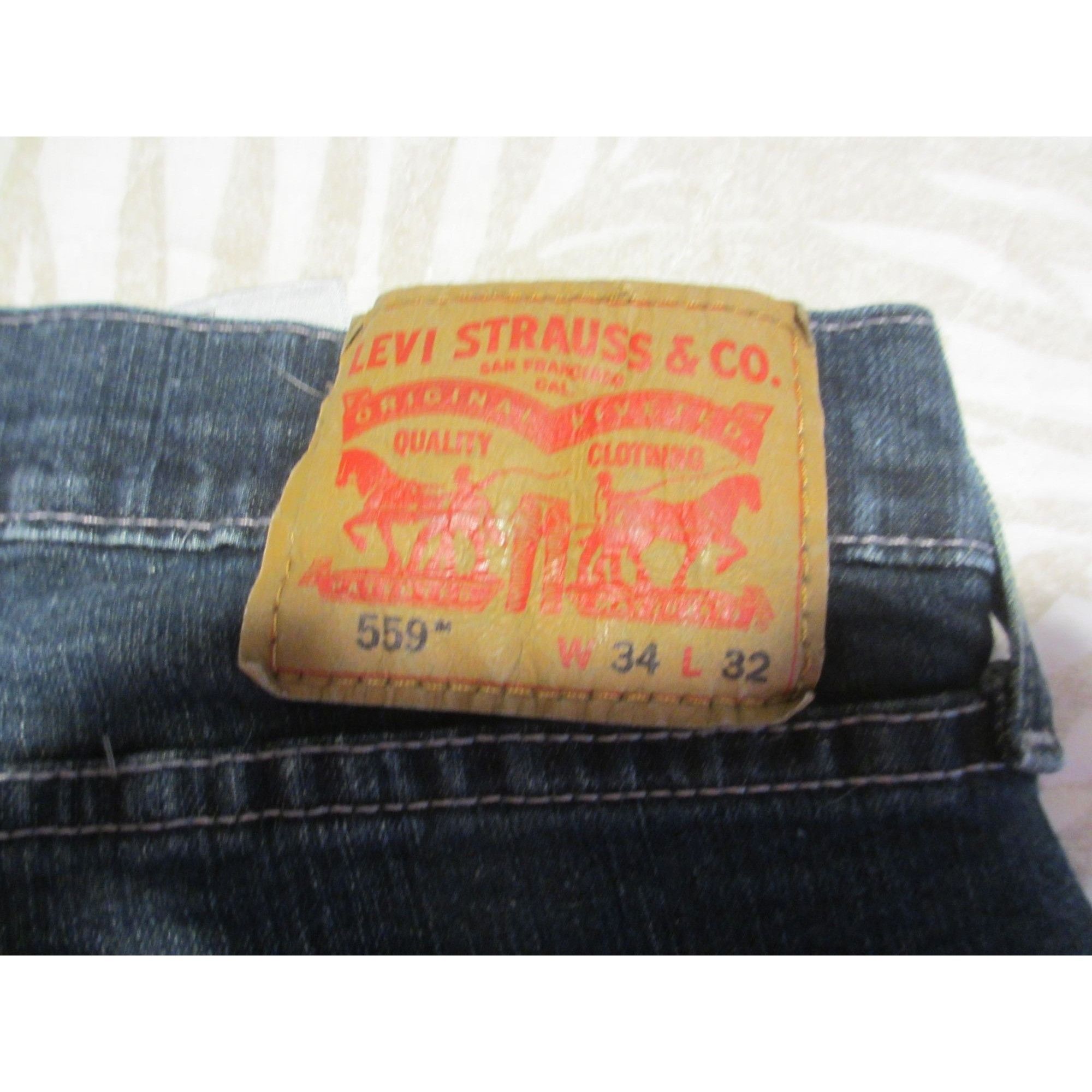 Levi's Levis 559 Relaxed Straight Leg Mens Jeans W34 L32 Medium Was Size US 34 / EU 50 - 4 Thumbnail