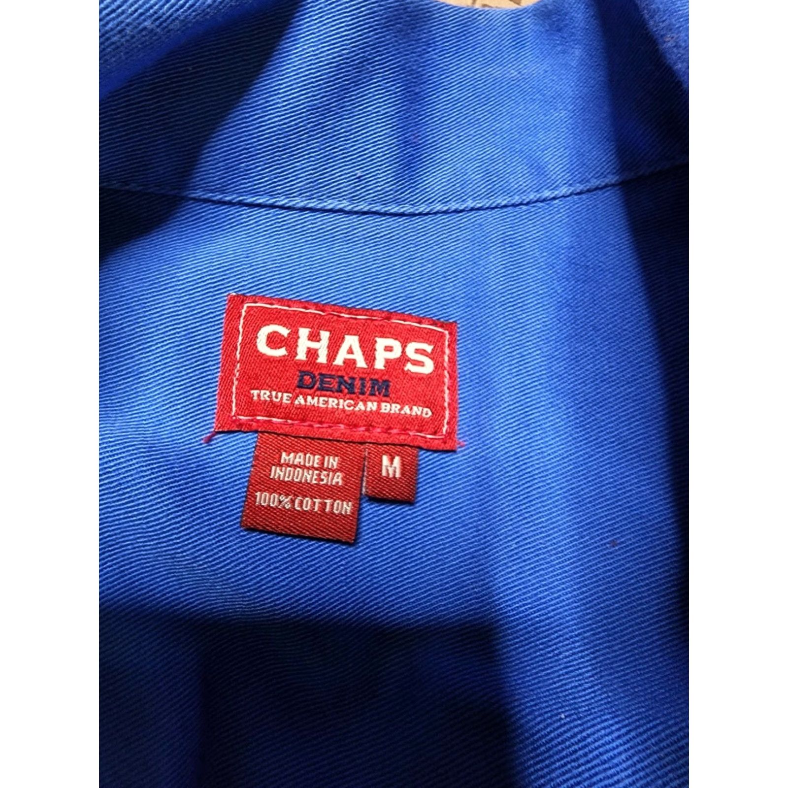 Chaps Chaps Jacket Womens M Blue Trucker Denim Cotton Button Up Flap Pocket Size M / US 6-8 / IT 42-44 - 3 Thumbnail