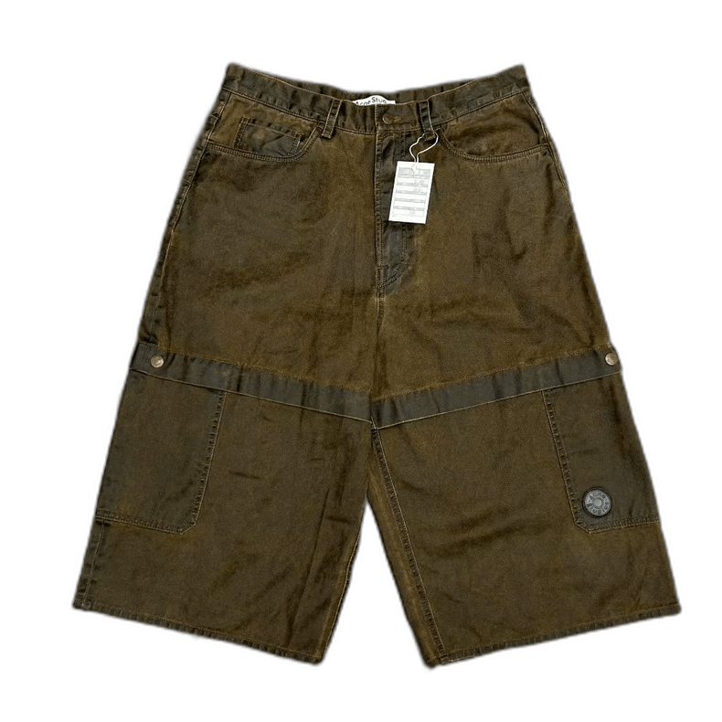 Acne Studios Acne Studios Distressed Mud-Dyed Shorts Size US 40 / EU 56 - 1 Thumbnail