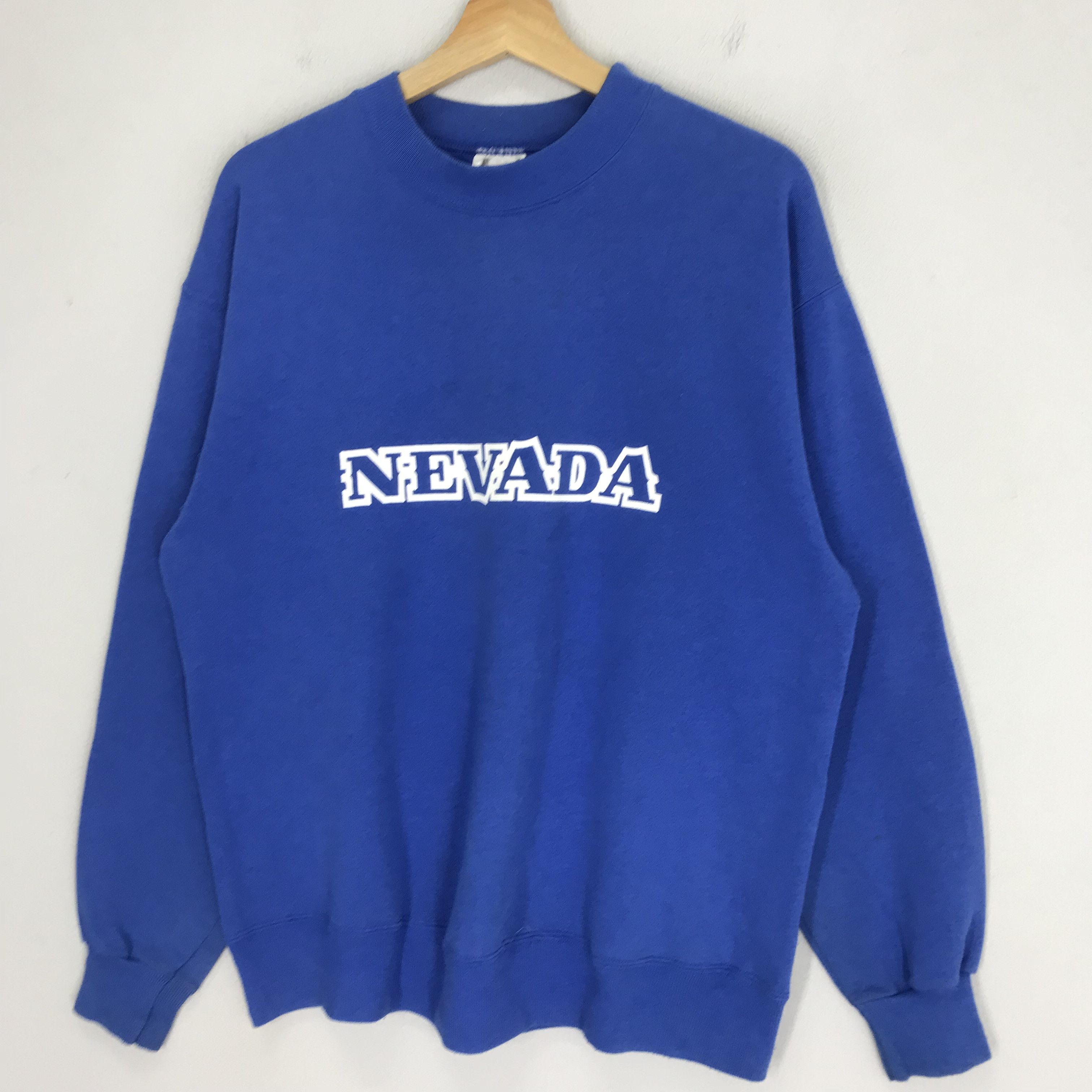 Vintage Vintage 90s Nevada Sweatshirt - 207 Size US L / EU 52-54 / 3 - 3 Thumbnail