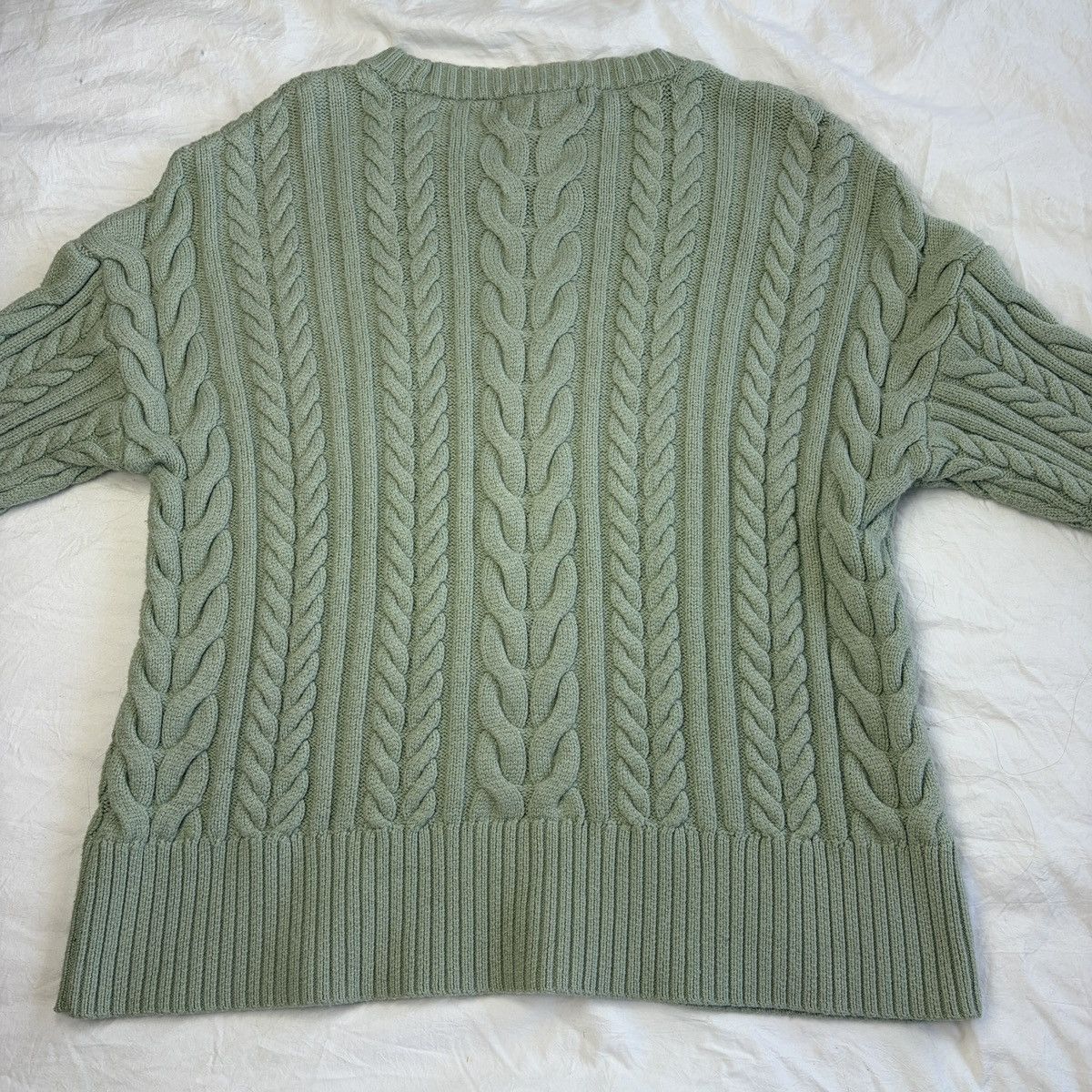 Other Philosophy sage green cable knit crewneck sweater Size M / US 6-8 / IT 42-44 - 3 Thumbnail