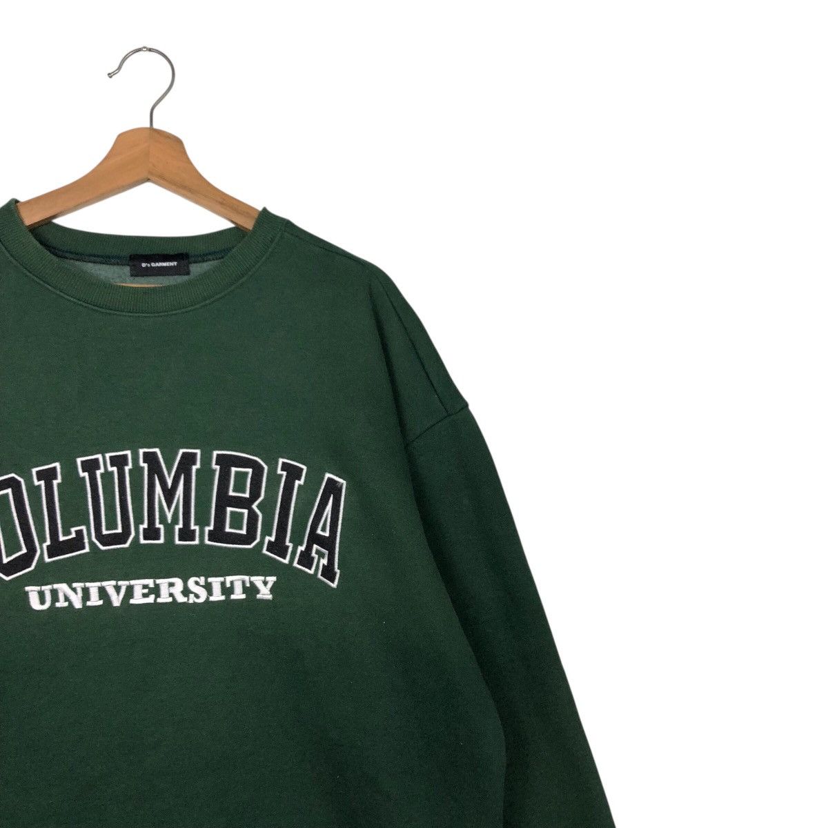 Japanese Brand 📌Rich Green Vintage Sweatshirt Columbia University Big Logo Size US M / EU 48-50 / 2 - 7 Thumbnail