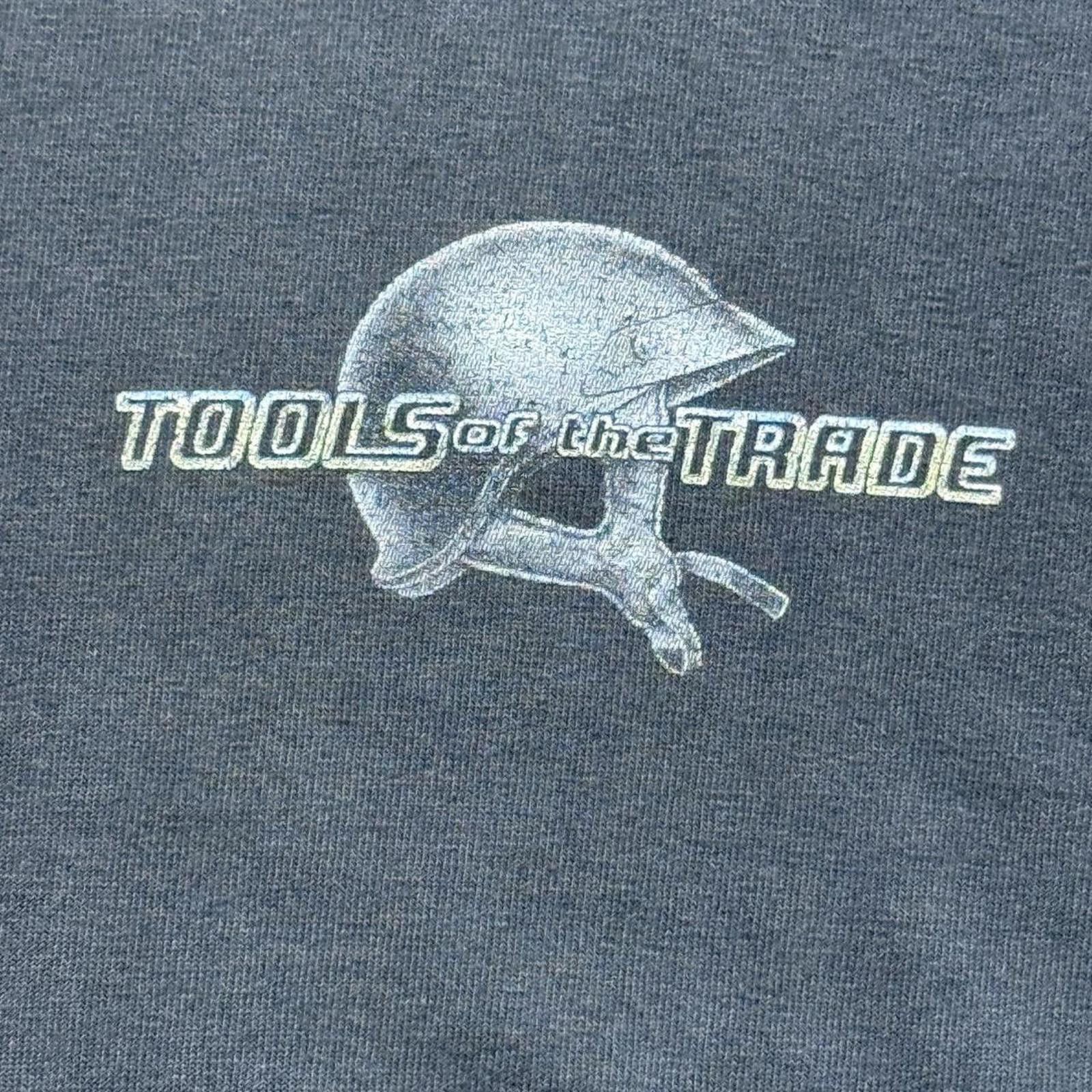 Other Motorcycle “Tools Of The Trade” Y2K Faded Graphic T-shirt Size US XXL / EU 58 / 5 - 3 Thumbnail