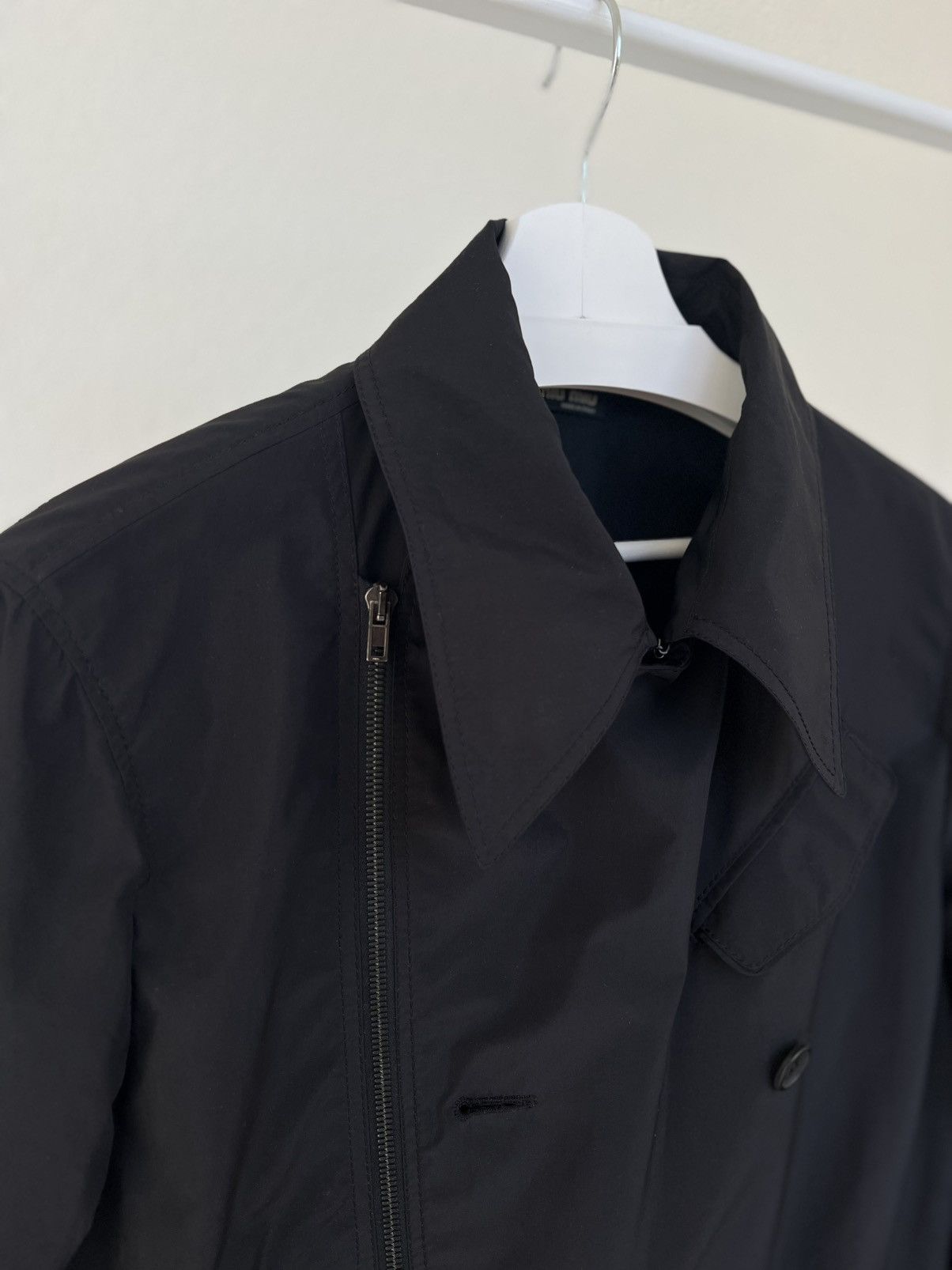 Miu Miu Miu Miu Asymetric Trench Coat nylon 50 XL XXL vintage Size XL / US 12-14 / IT 48-50 - 23 Thumbnail