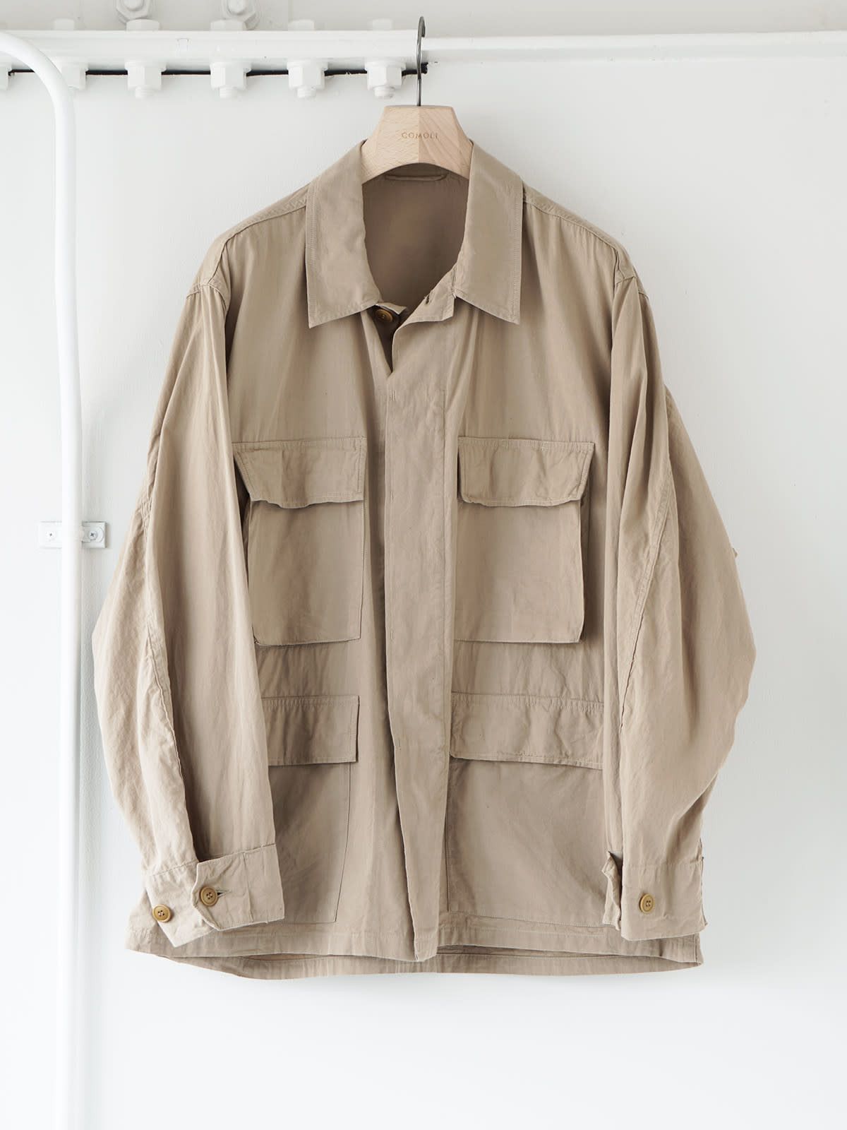 COMOLI 24aw BDUジャケット COMOLI 24AW KHAKI BDU ジャケット コモリ maatee