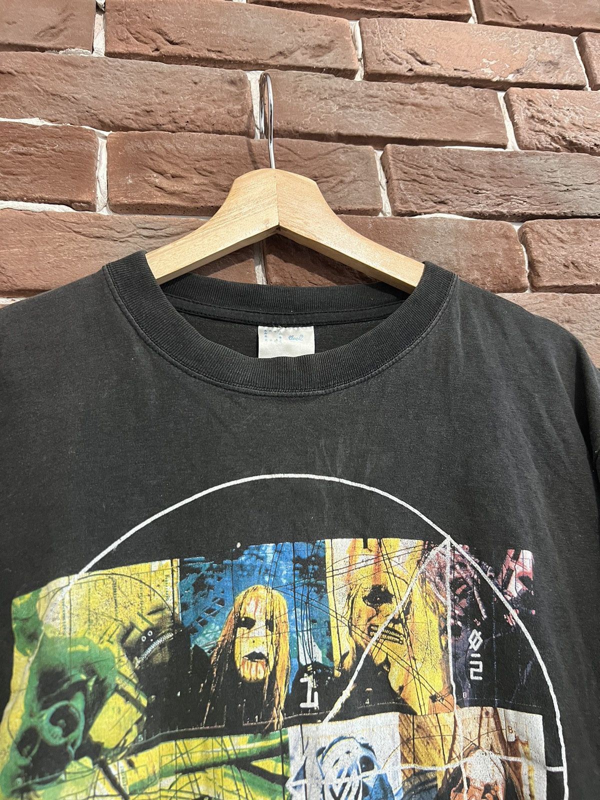 Band Tees Rare Vintage 90s Slipknot Masks Numetal Band Tee Grail Large Size US L / EU 52-54 / 3 - 5 Thumbnail