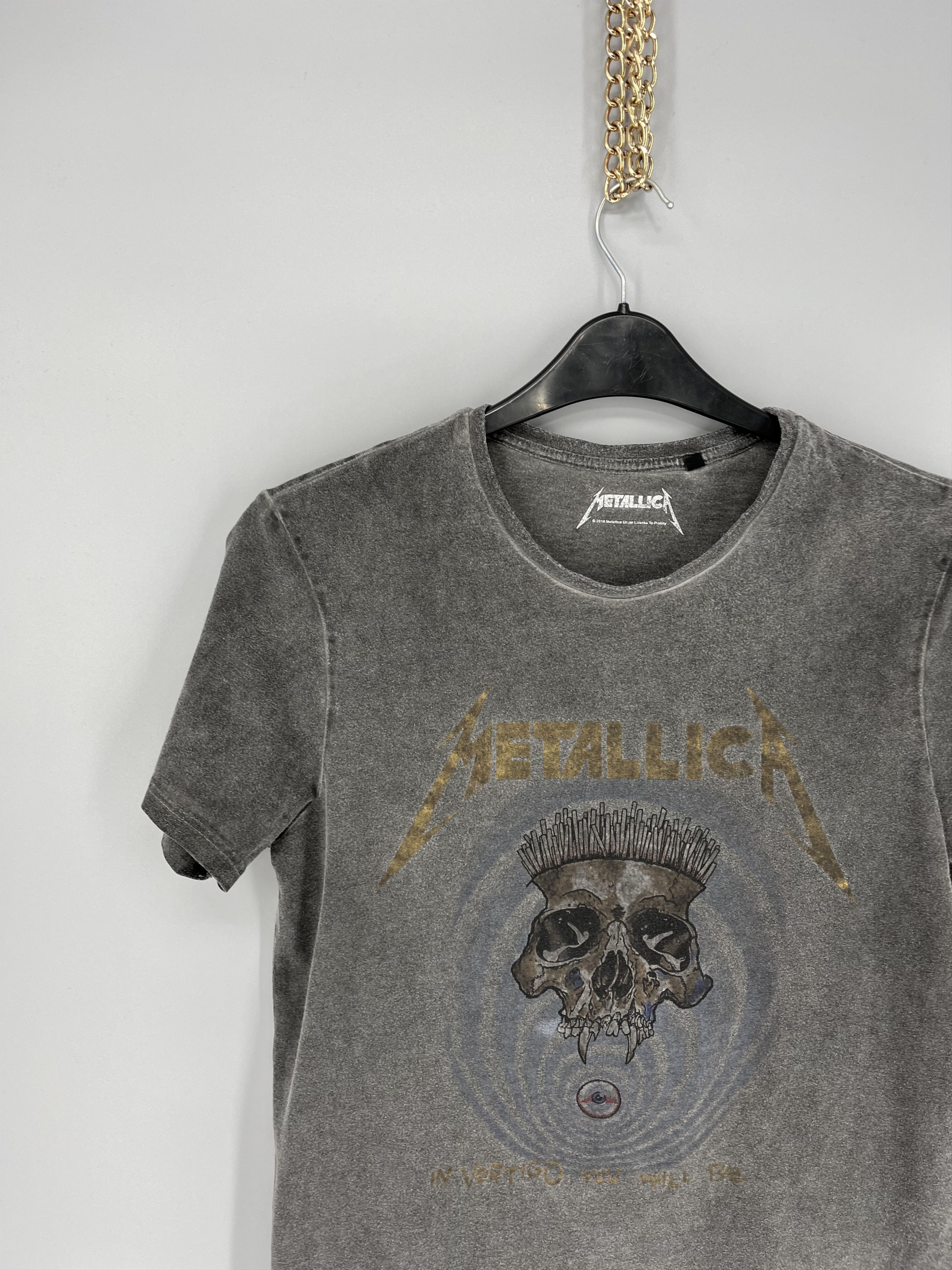 Band Tees × Vintage Metallica Official Merch ‘In Vertigo You Will Be’ Tee Size US S / EU 44-46 / 1 - 4 Thumbnail
