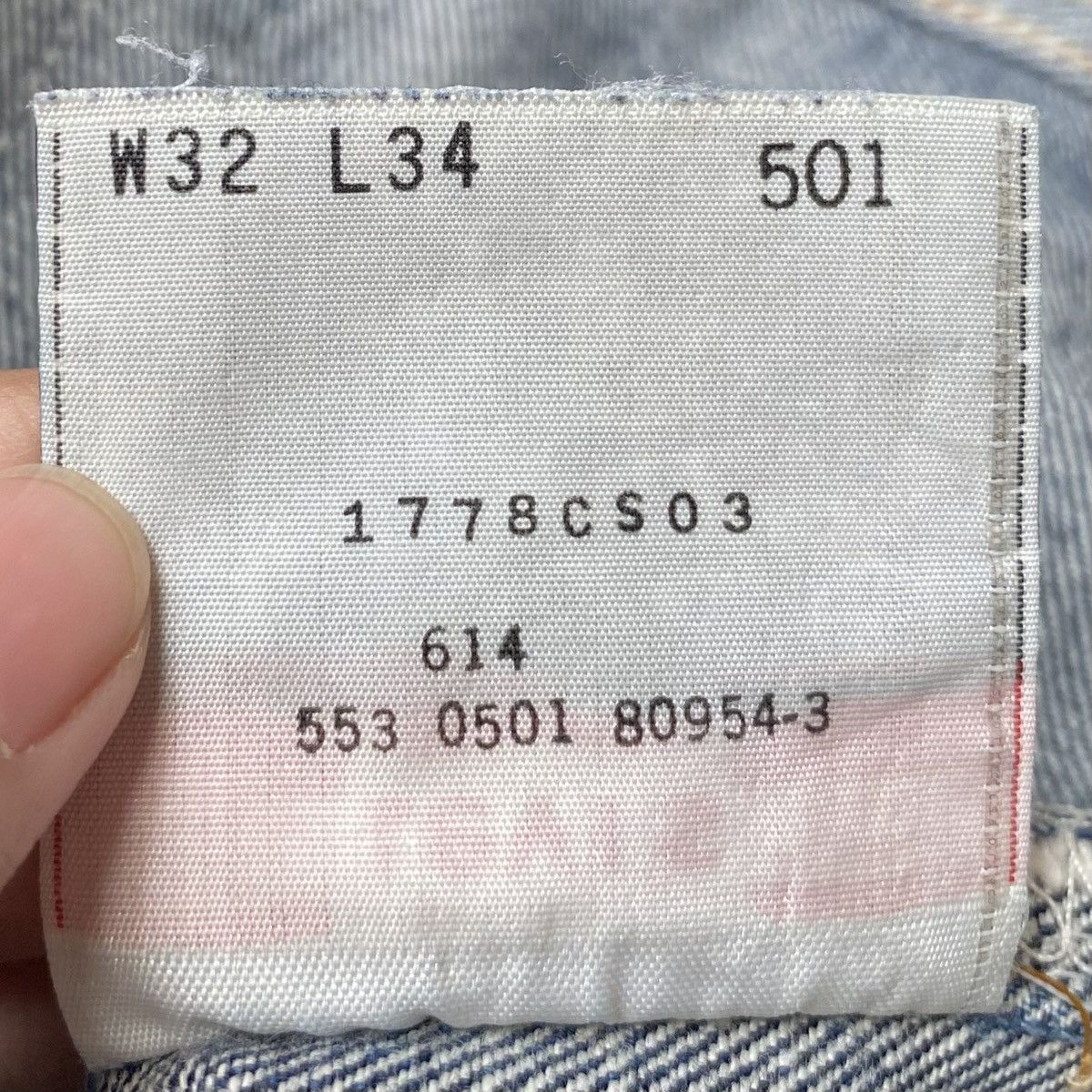 Levi's × Vintage Vintage Brand Levis 501 Made In Usa Jeans 1990s Size US 32 / EU 48 - 12 Thumbnail