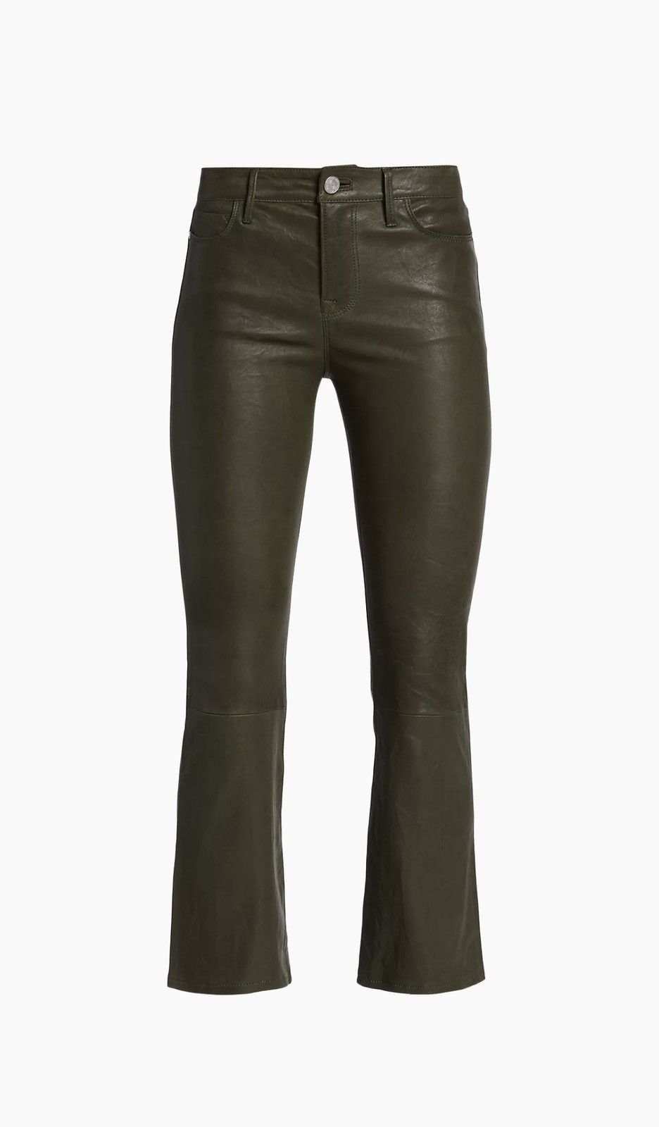 Frame Le Crop Mini Boot Leather Pant Size 30" / US 8 / IT 44 - 1 Thumbnail