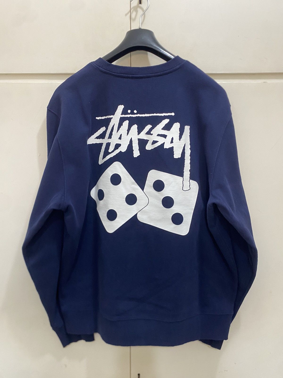 Stussy Stüssy Dadi sweatshirt, size XL, blue, with print, used Size US XL / EU 56 / 4 - 13 Thumbnail