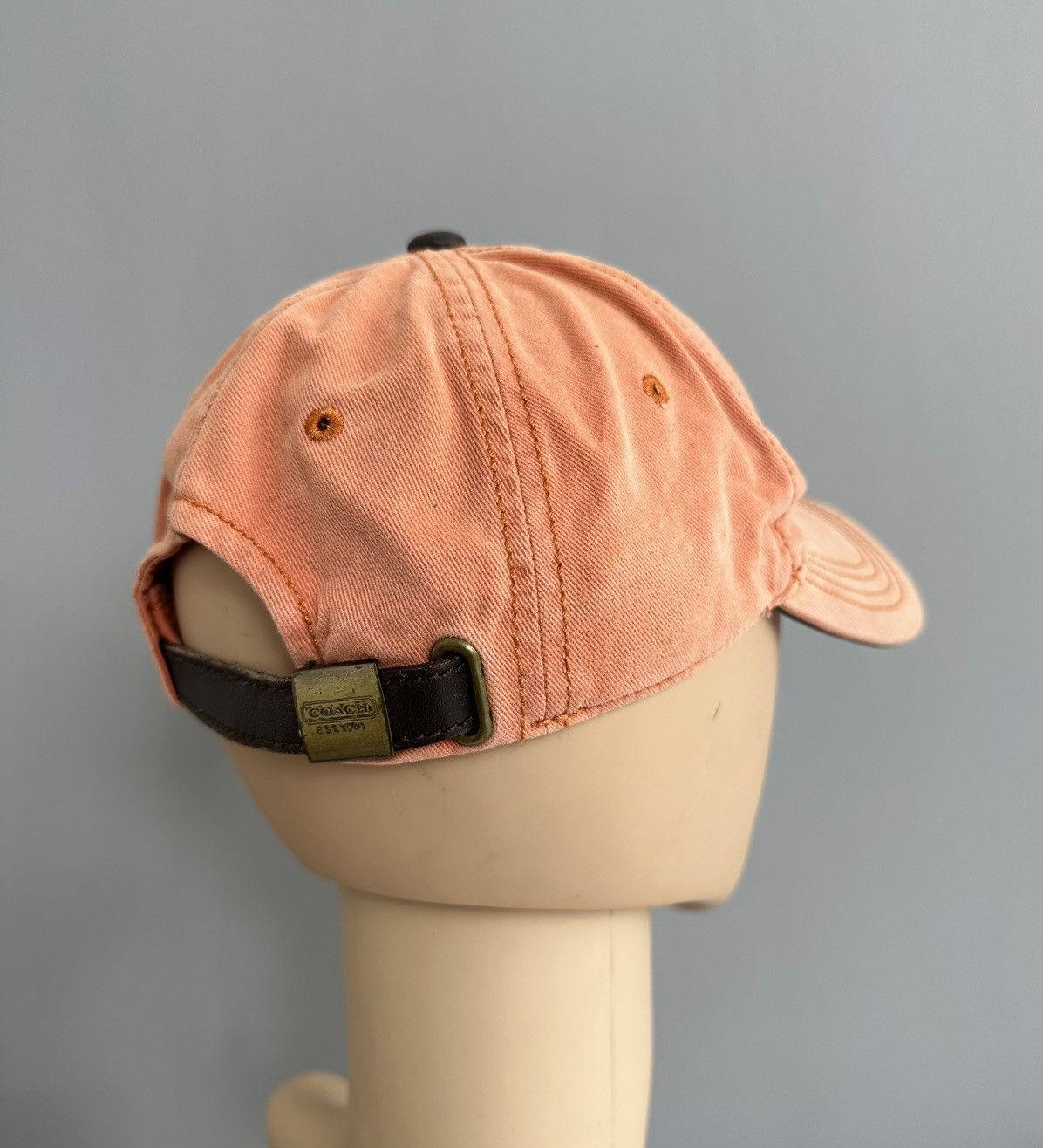 Coach Coach Dad Cap Faded Orange Size ONE SIZE - 5 Thumbnail