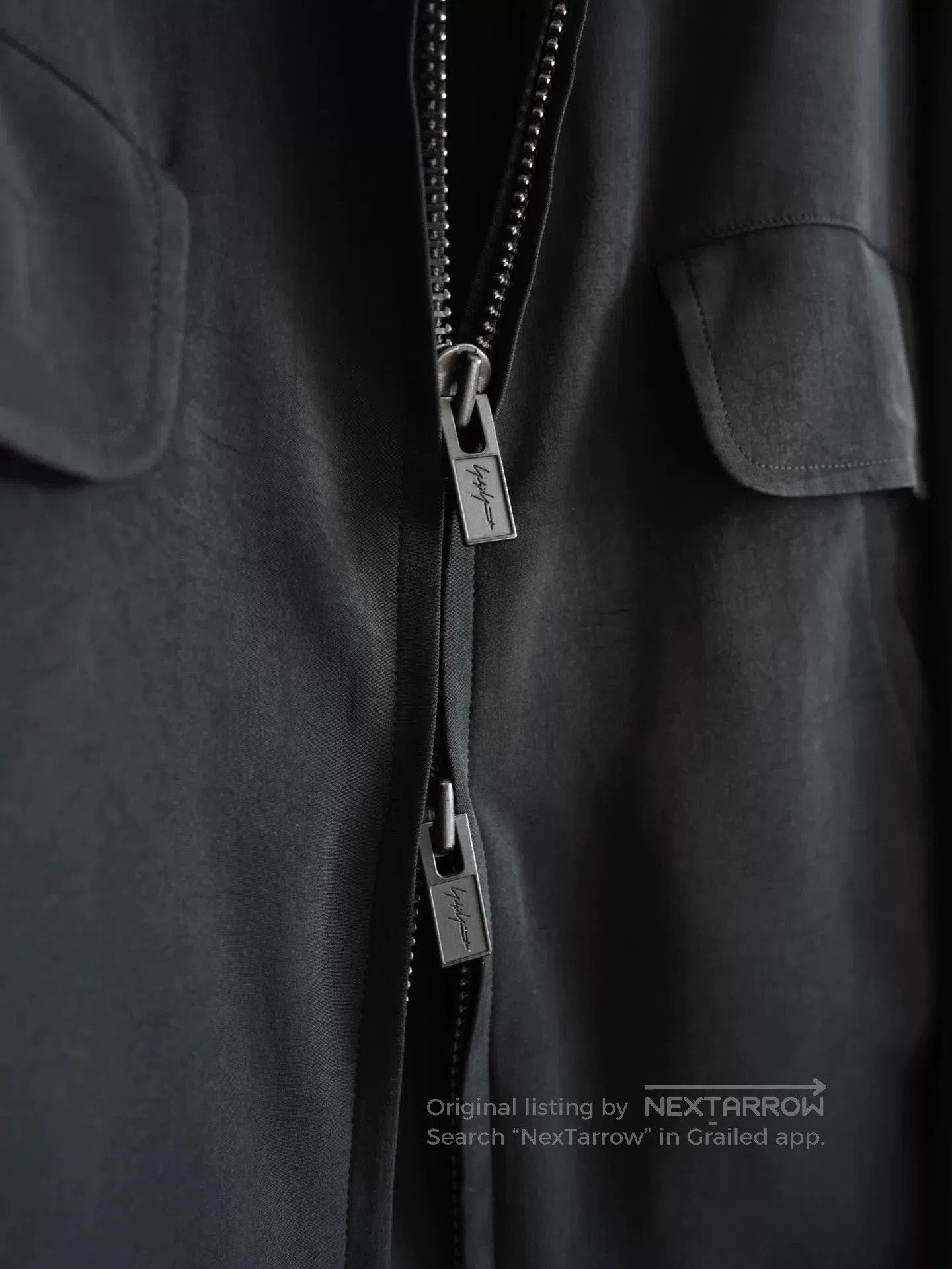 Yohji Yamamoto yohji yamamoto zipper jacket in black. Size US S / EU 44-46 / 1 - 4 Thumbnail