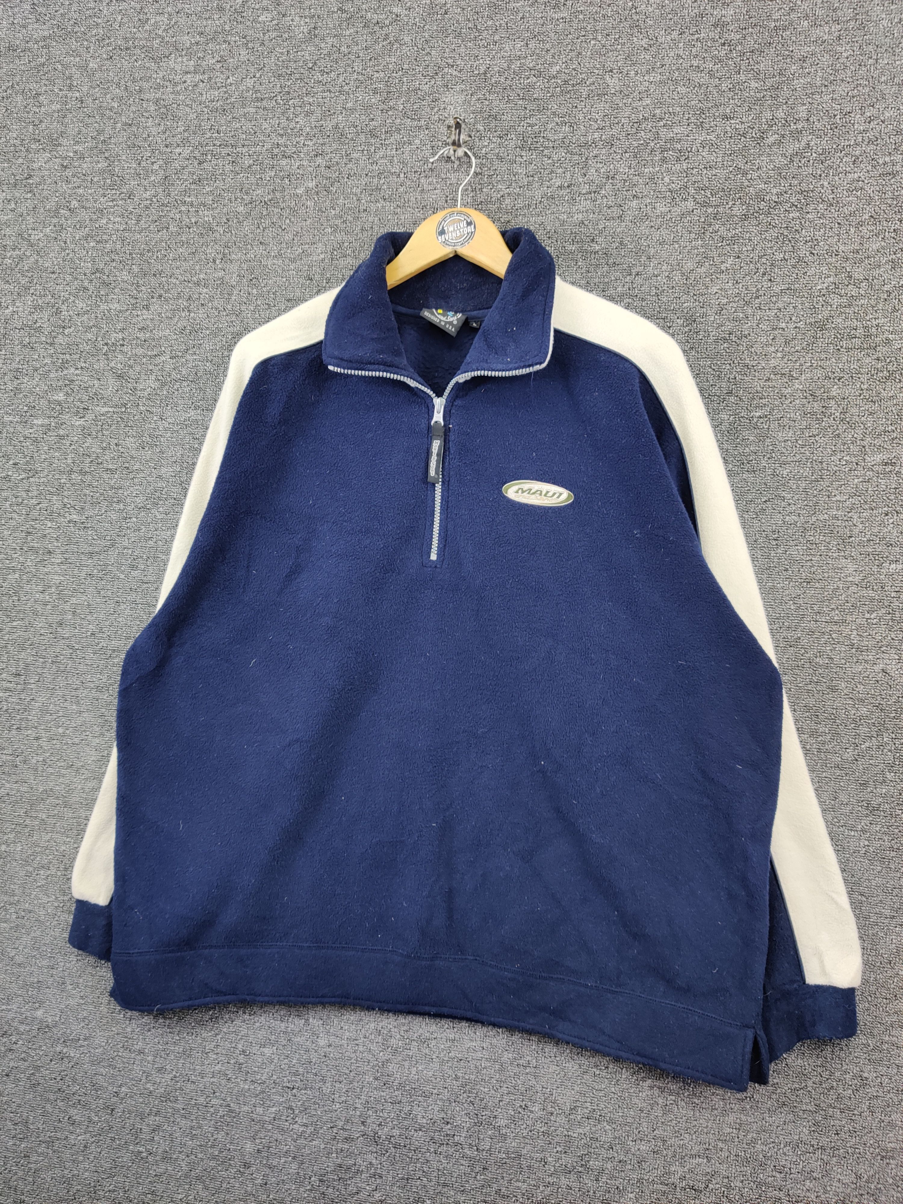 Maui and Sons Vintage Maui And Sons Fleece Zipper Jacket Size US L / EU 52-54 / 3 - 2 Thumbnail