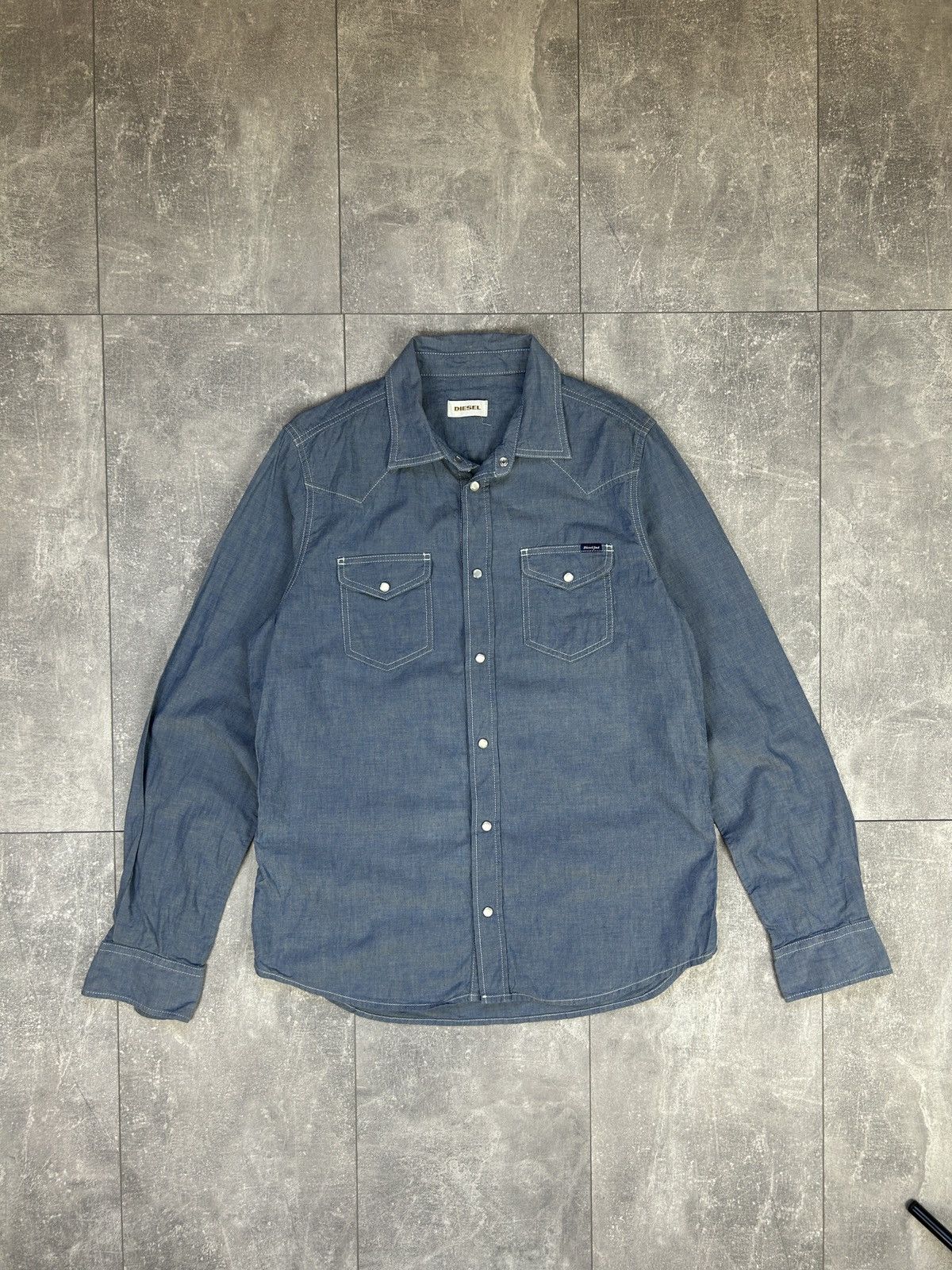 Diesel Mens Vintage Diesel Shirts button up streetwear luxury y2k Size US XL / EU 56 / 4 - 15 Thumbnail