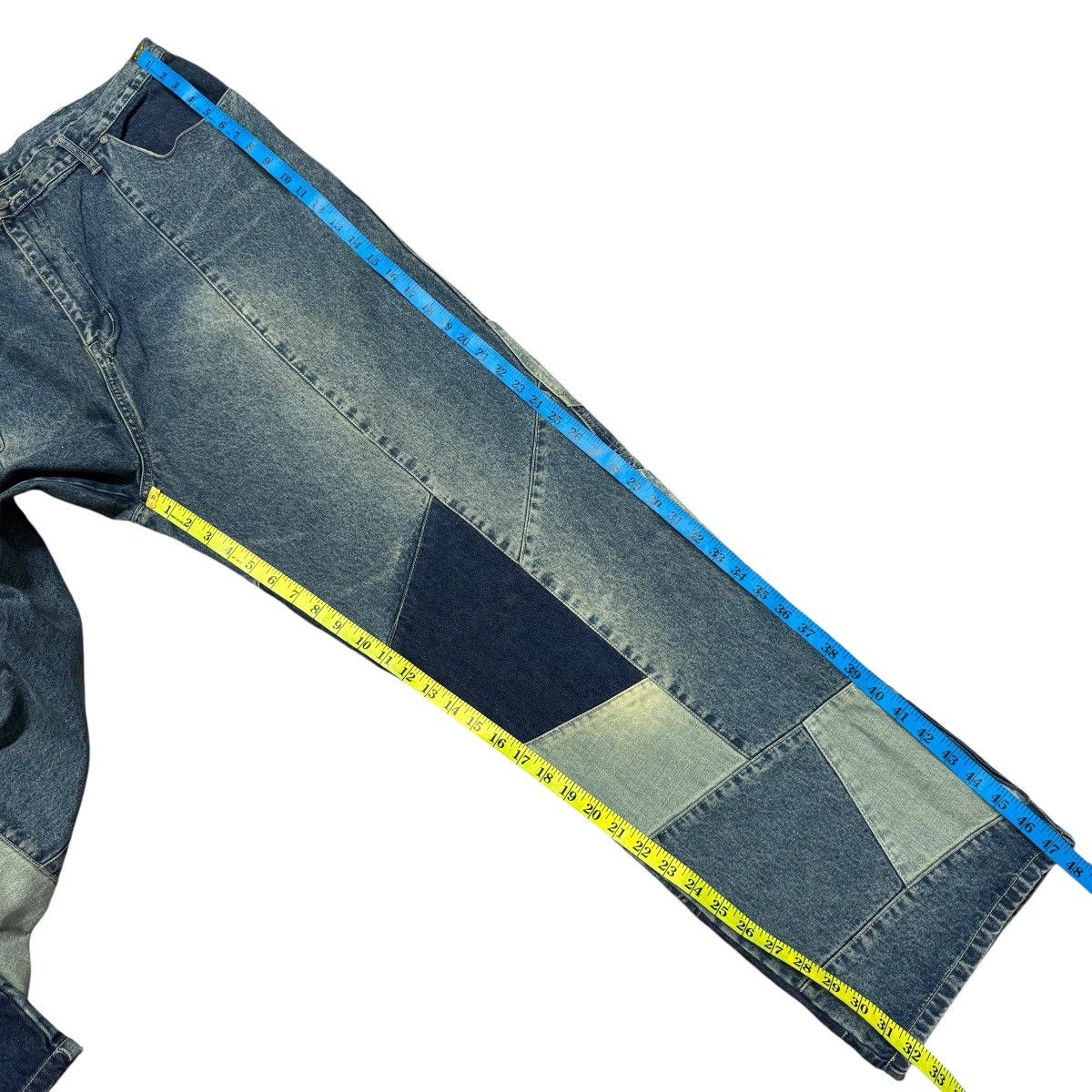 Sean John Vintage Sean John Denim Patchwork Baggy Jeans Size US 40 / EU 56 - 18 Thumbnail