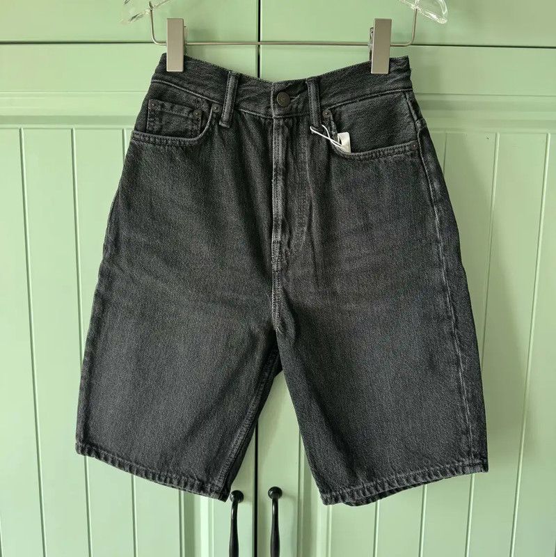 Acne Studios Black Cotton Women's Shorts