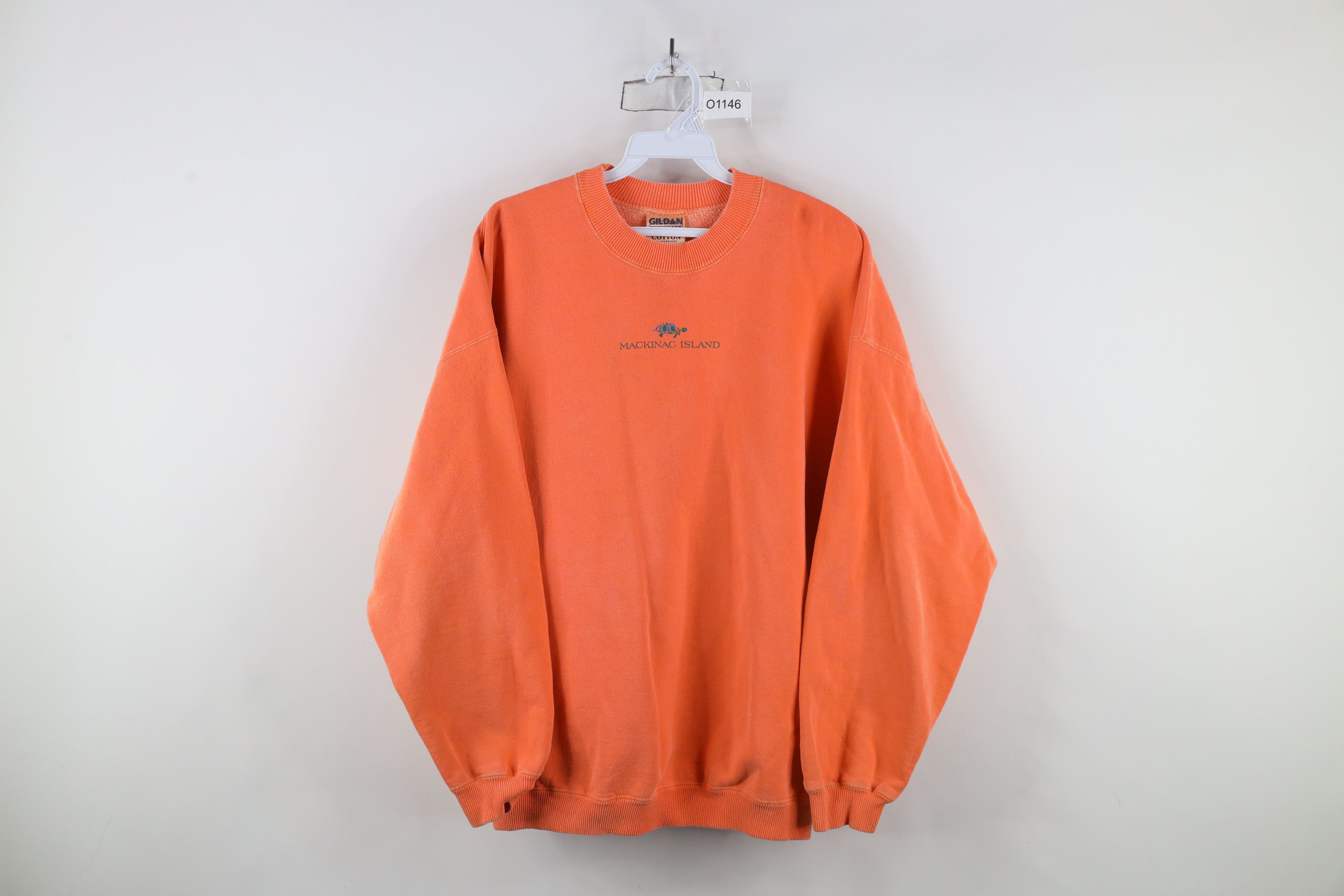 Vintage Vintage 90s Streetwear Island Turtle Crewneck Sweatshirt Size XXL / US 16-18 / IT 52-54 - 1 Thumbnail