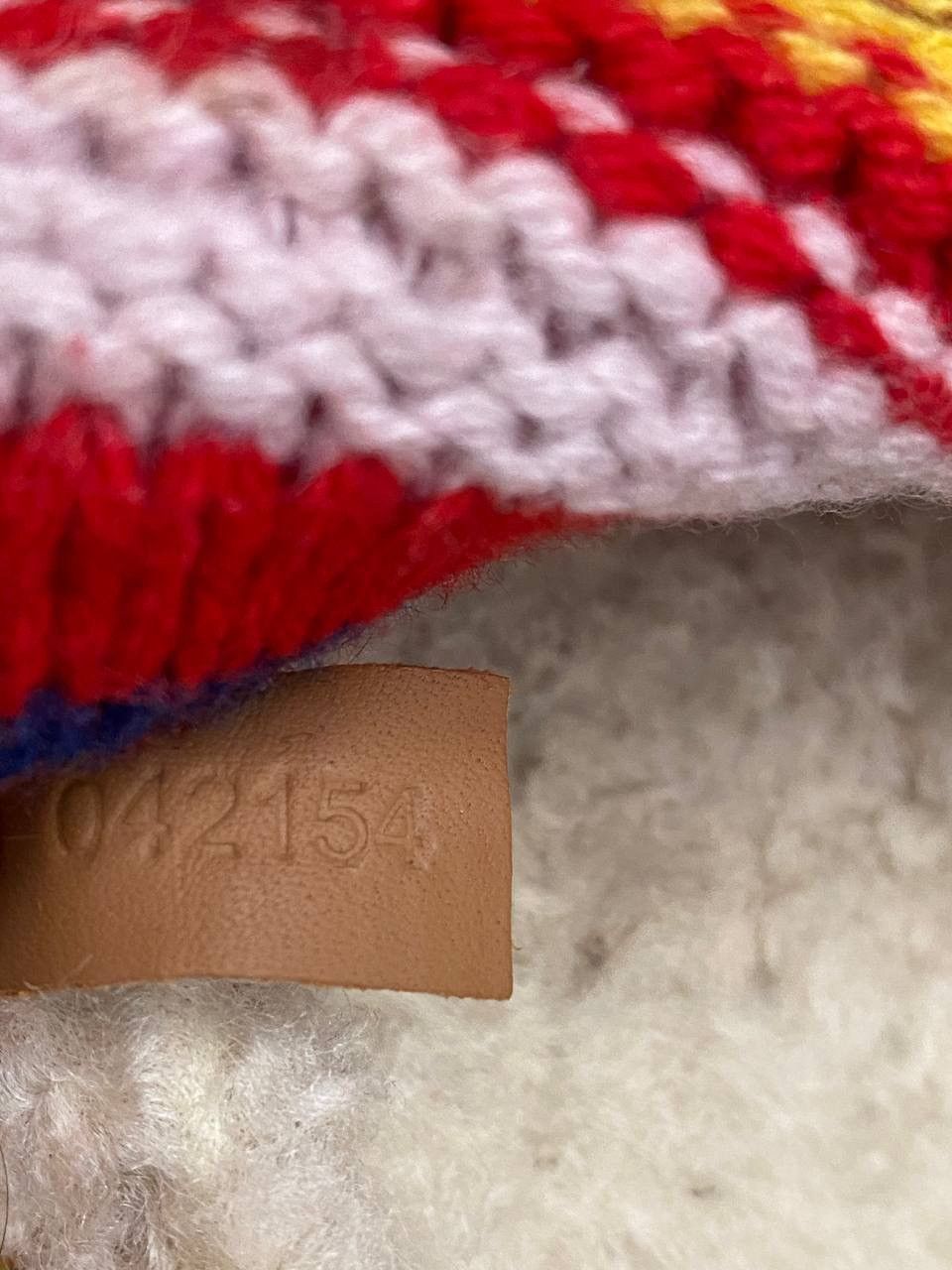 Chloe × See by Chloe $725 Chloe Wavy Knit Genuine Shearling Lined Slide Sandals Size US 7 / IT 37 - 6 Thumbnail