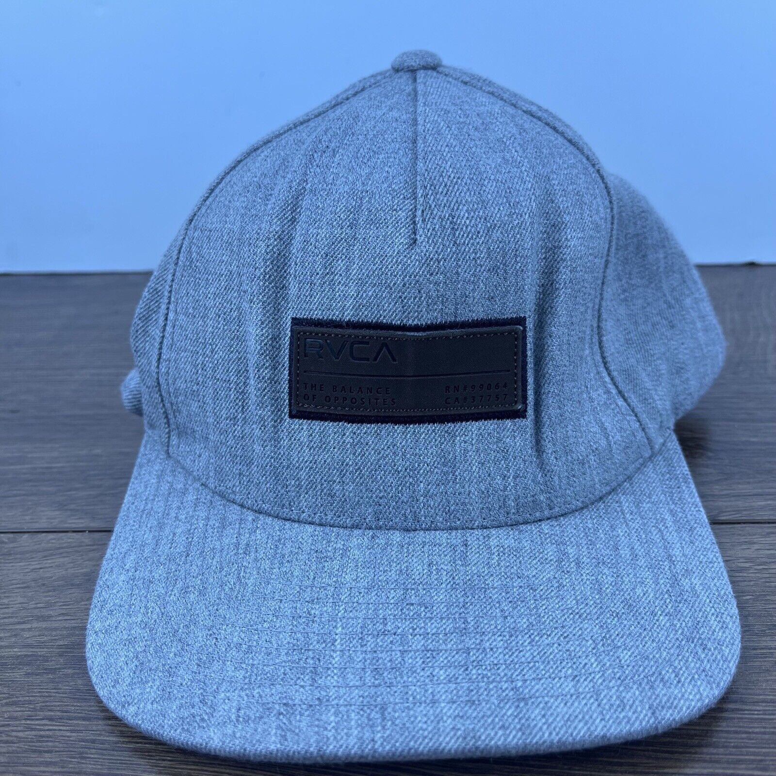 RVCA RVCA Hat RVCA Gray Snapback Hat Gray Hat Adjustable Gray Adu Size ONE SIZE - 1 Thumbnail