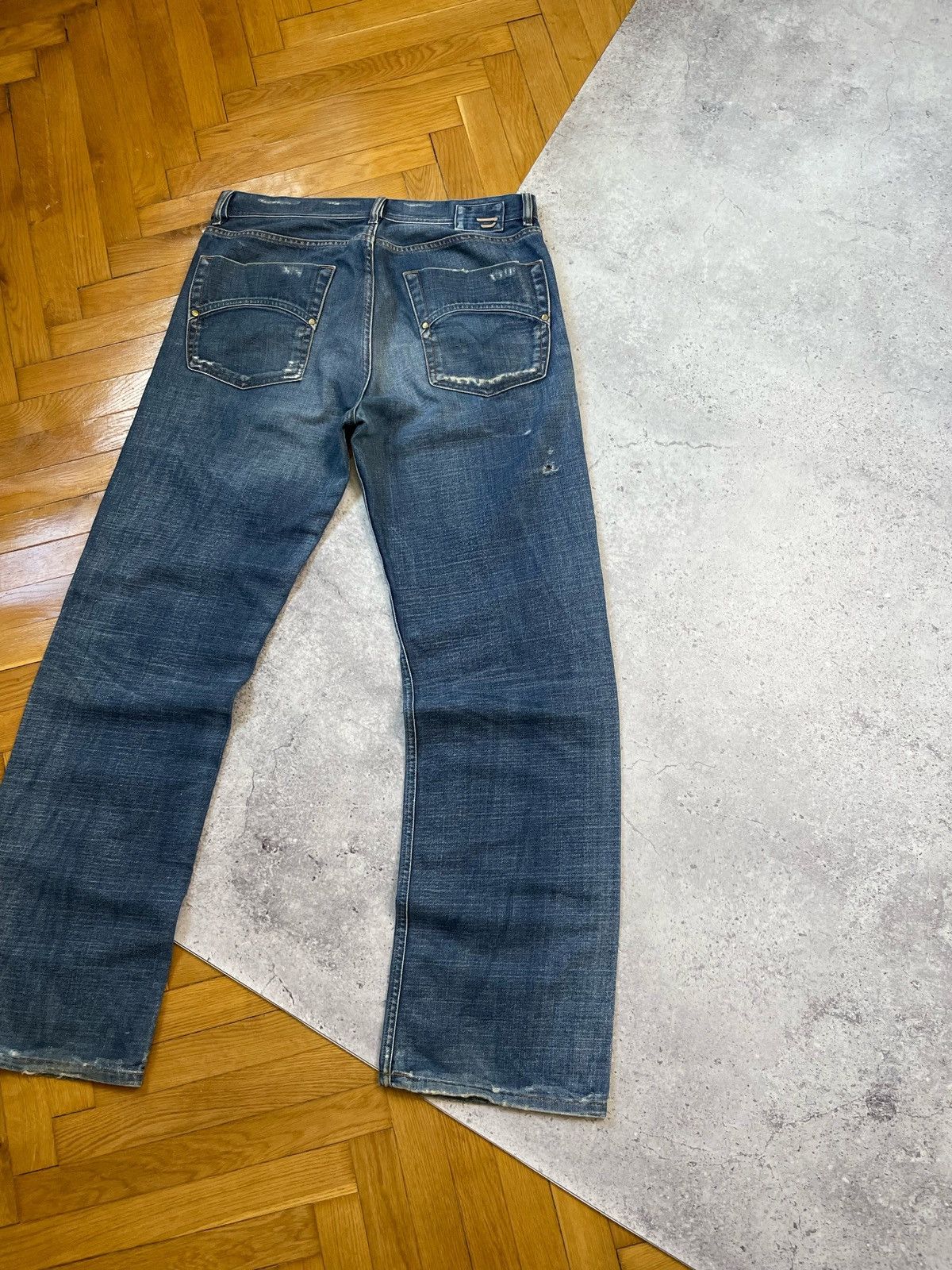 Diesel × Diesel Black Gold Vintage Y2K Diesel Dirty Faded Distressed Pants Mens Size 32 Size US 32 / EU 48 - 3 Thumbnail