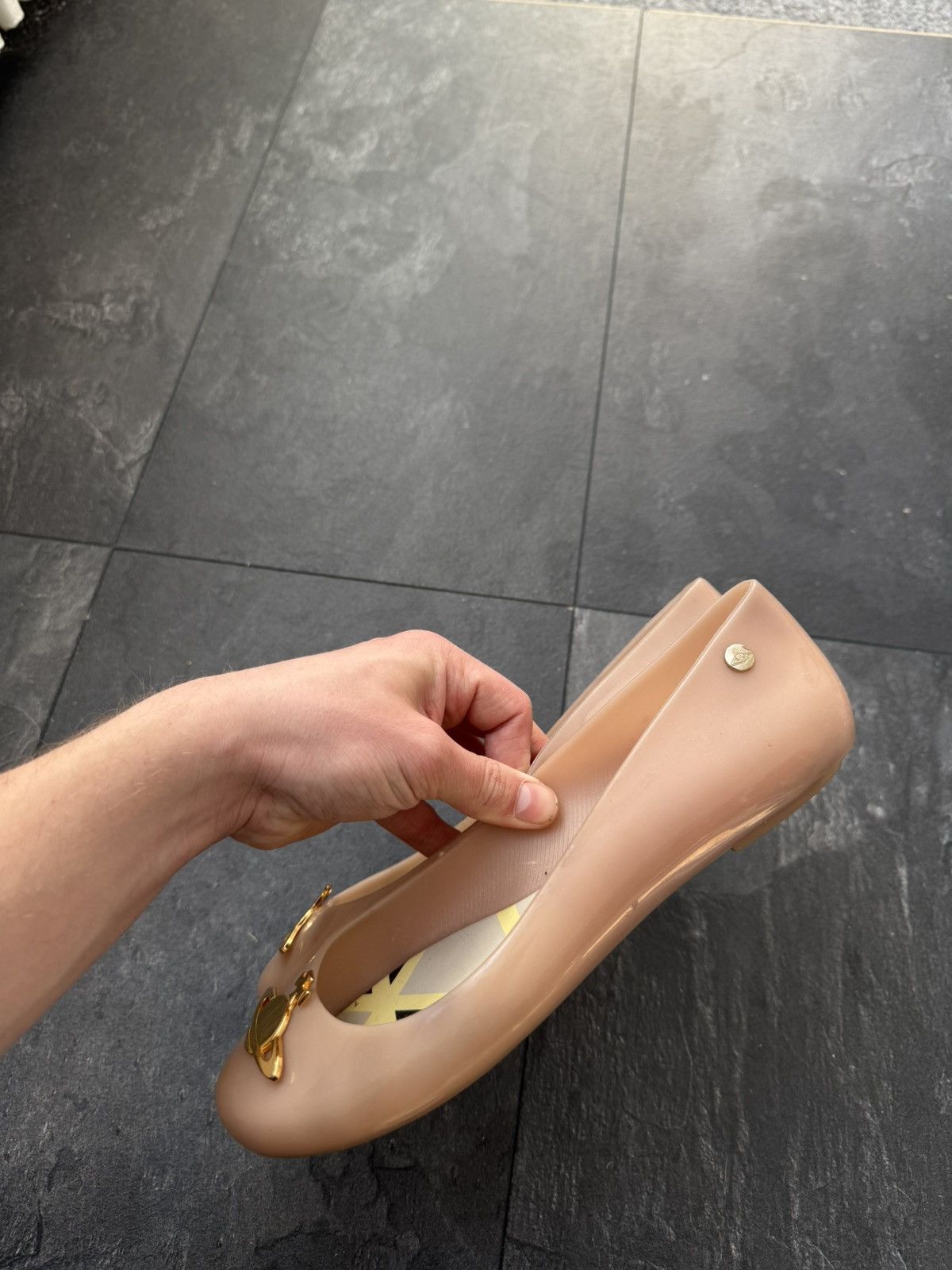 Melissa × Vintage × Vivienne Westwood Vivienne Weastwood Ballet Orb Flats Pump Slip On Size US 8 / IT 38 - 8 Thumbnail