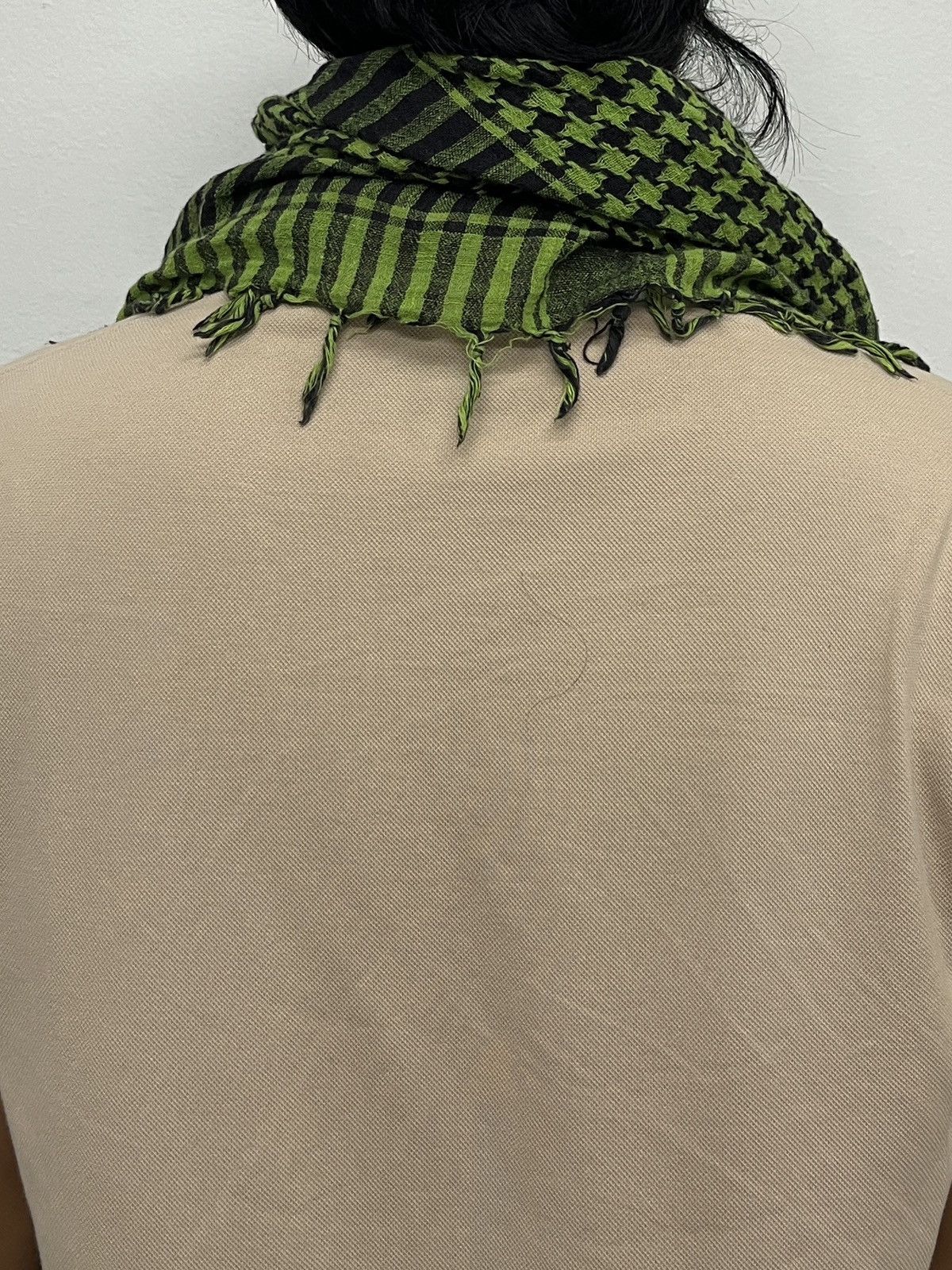 If Six Was Nine Green Keffiyeh Scarf Raf Simons Undercover Junya Style Size ONE SIZE - 10 Thumbnail