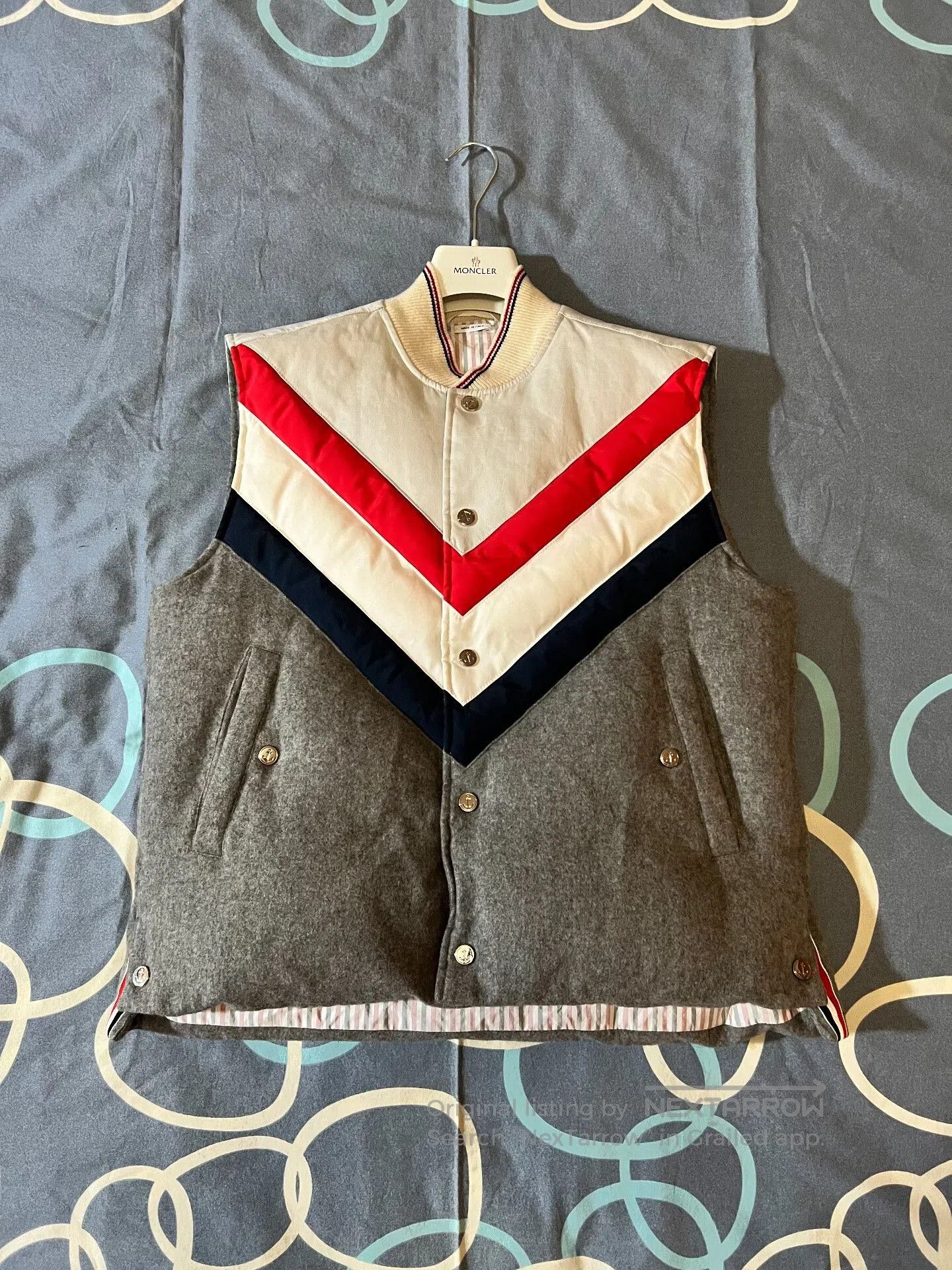 Thom Browne thom browne cashmere down vest with stripes. Size US L / EU 52-54 / 3 - 1 Thumbnail