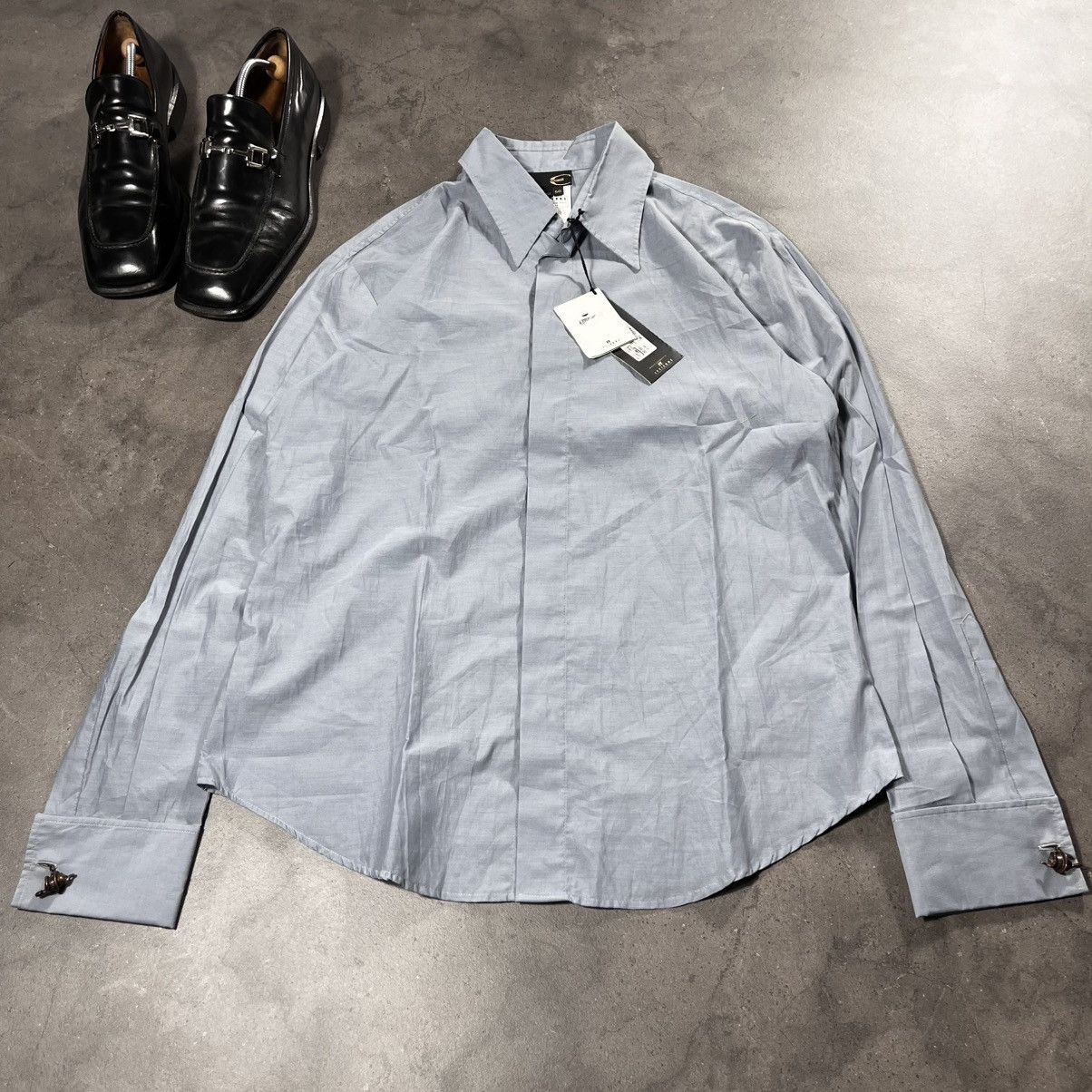 Roberto Cavalli Roberto Cavalli Shirt with Cufflinks Button Up Longsleeve Size US L / EU 52-54 / 3 - 2 Thumbnail