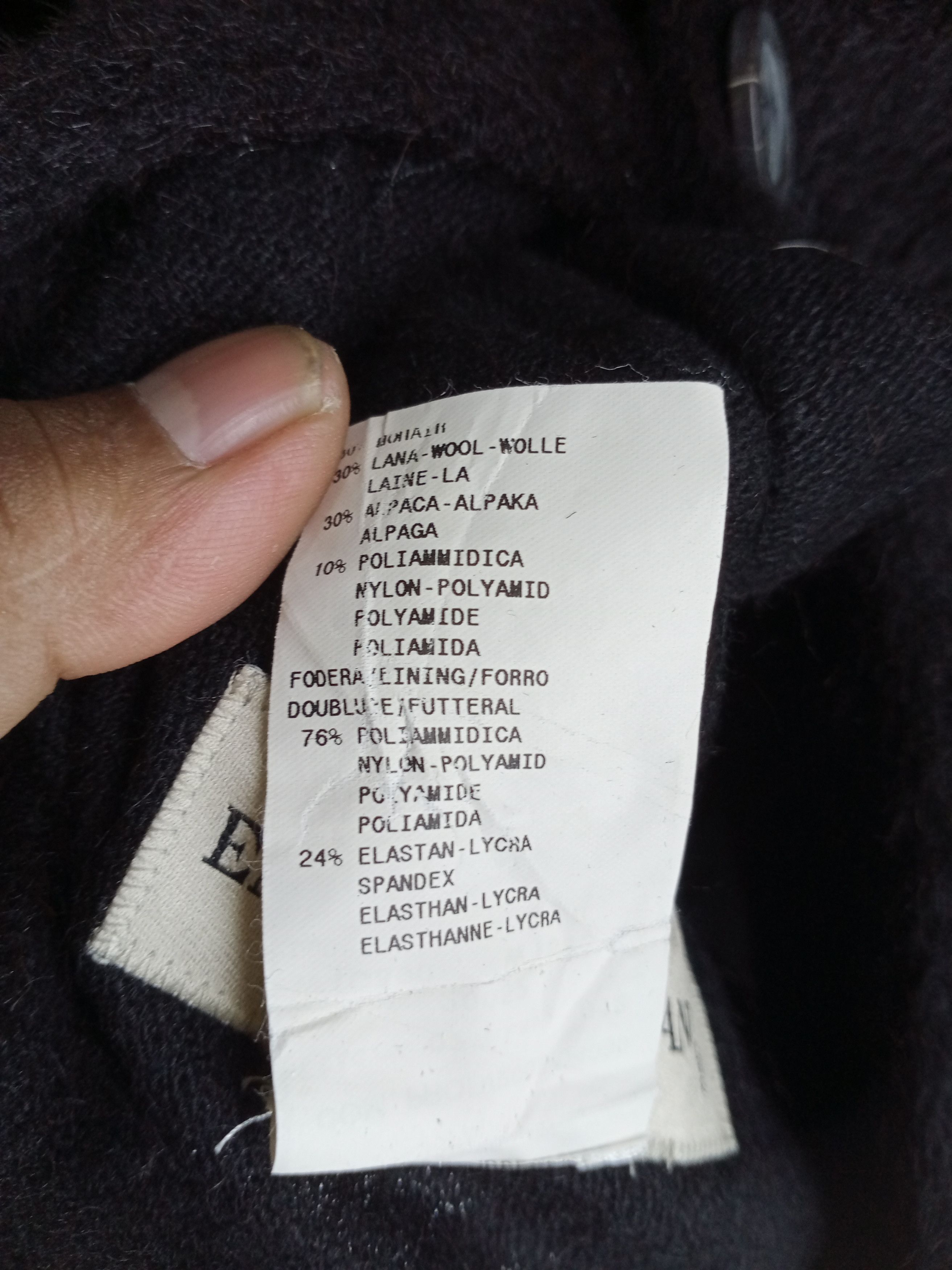 Emporio Armani Rare Vintage Emporio Armani Wool Laine Jacket Size US M / EU 48-50 / 2 - 10 Thumbnail