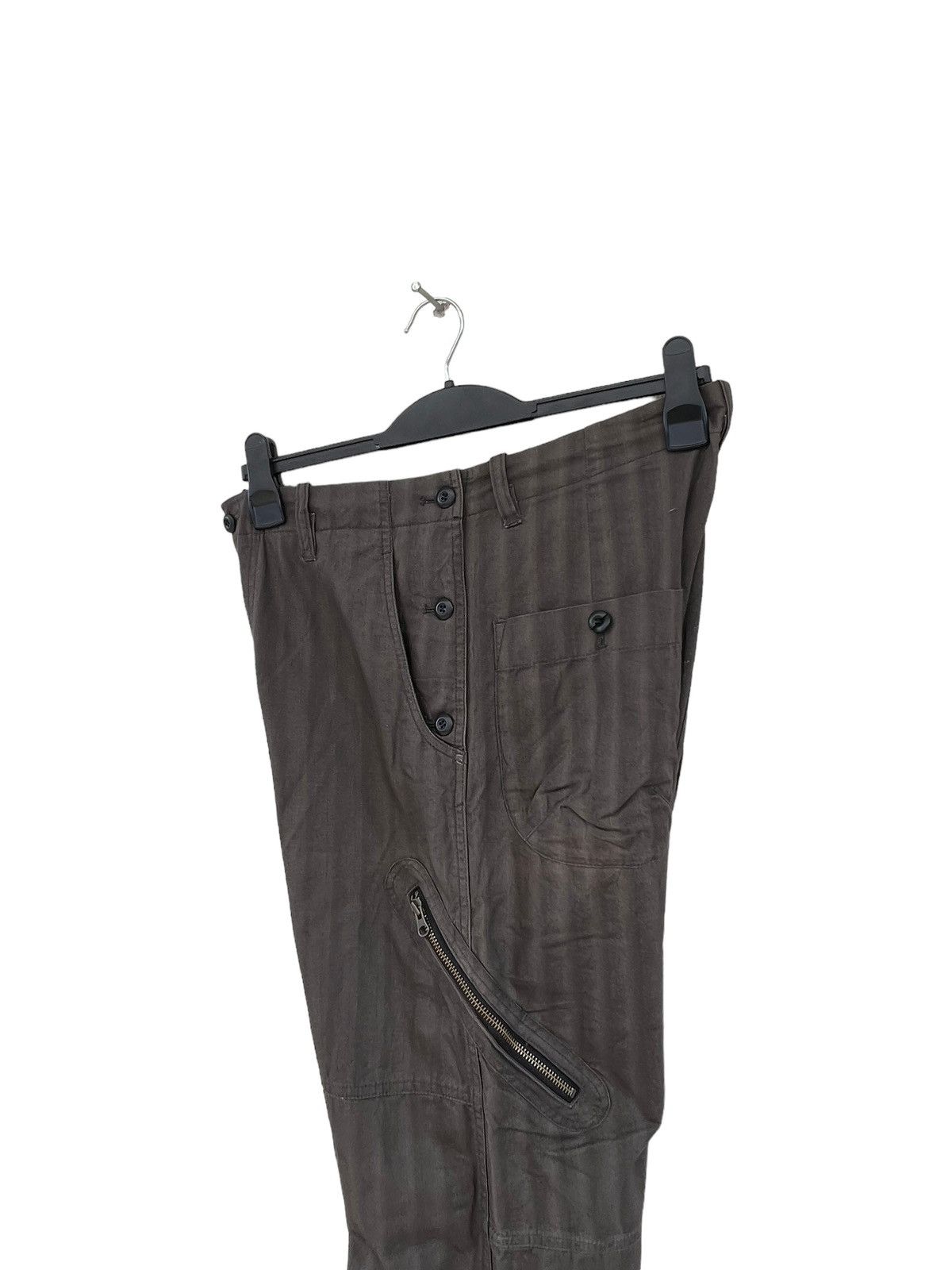 PPFM Vintage PPFM Loose Wide Leg HBT Striped Trouser Pant Size US 32 / EU 48 - 20 Thumbnail