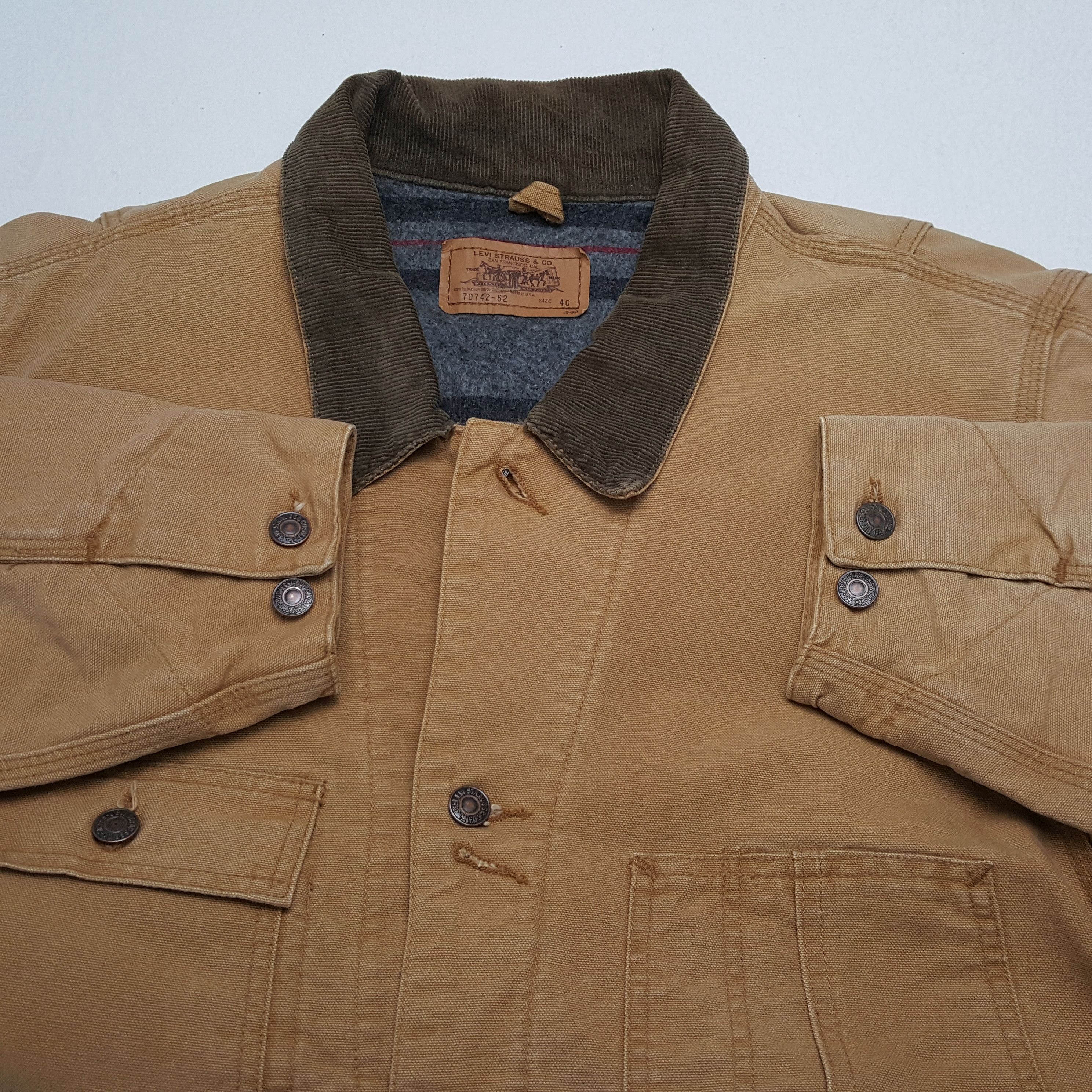 Levi's × Vintage LEVI'S American Winter Workwear Style Jacket Size US XL / EU 56 / 4 - 9 Thumbnail