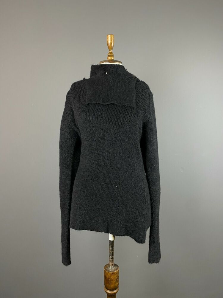 image of Jansport Yohji Yamamoto Long Sleeve Sweate in Black, Women's (Size Small)