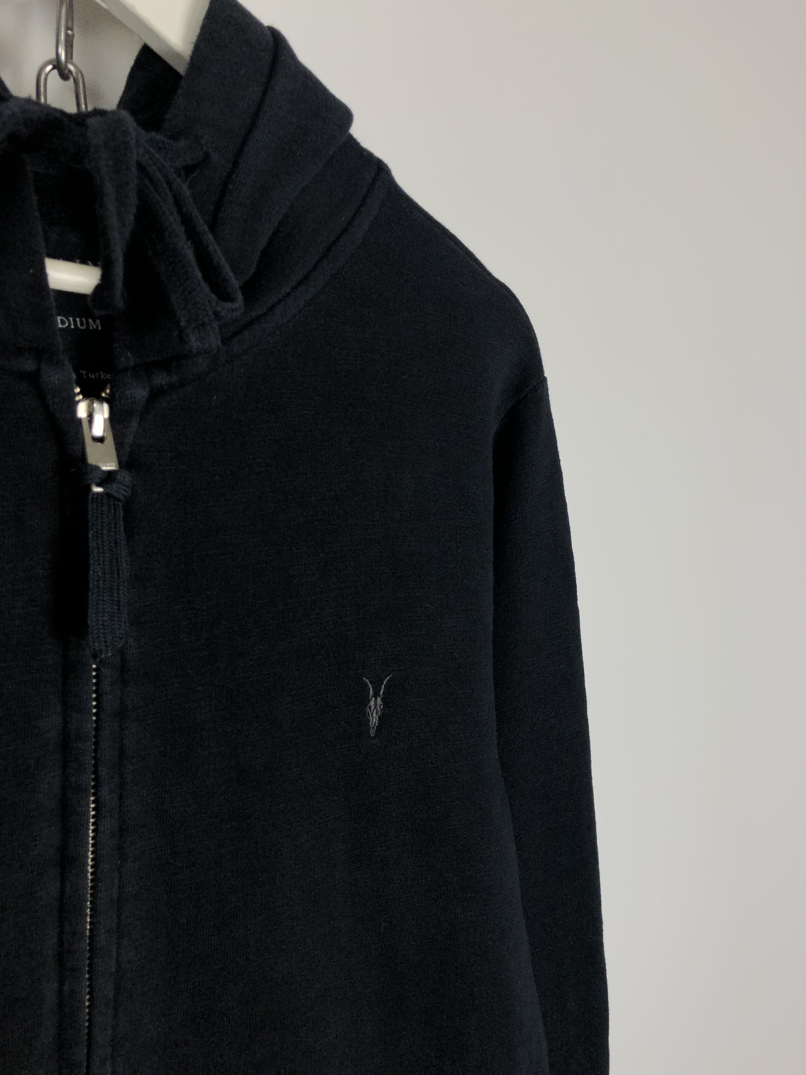 Allsaints Allsaints Zip Hoodie Wilde Hoody Dark Blue size M Size US M / EU 48-50 / 2 - 3 Thumbnail