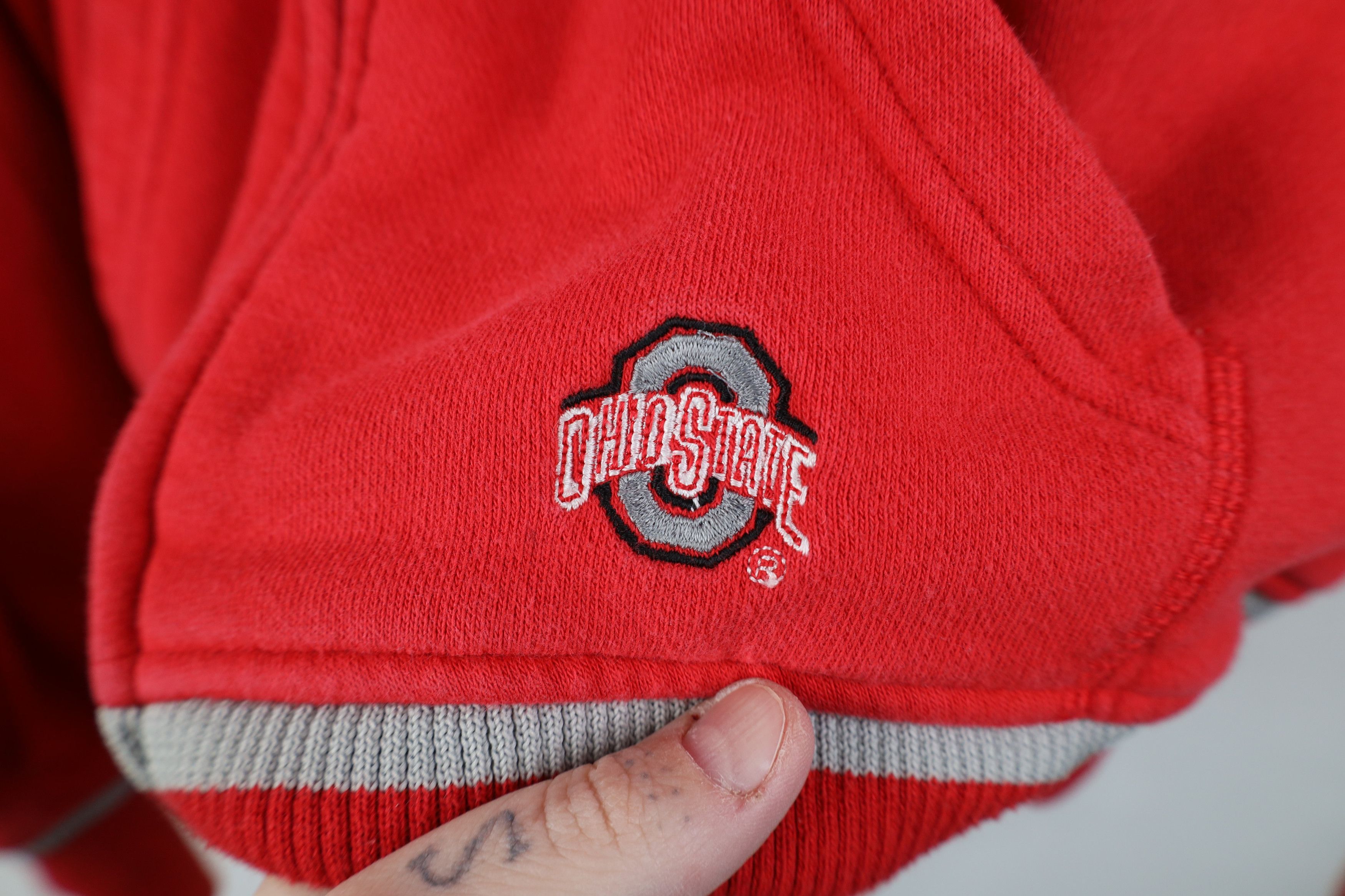 Nike Vintage Y2K Nike Swoosh Ohio State University Zip Hoodie Size XL / US 12-14 / IT 48-50 - 5 Thumbnail