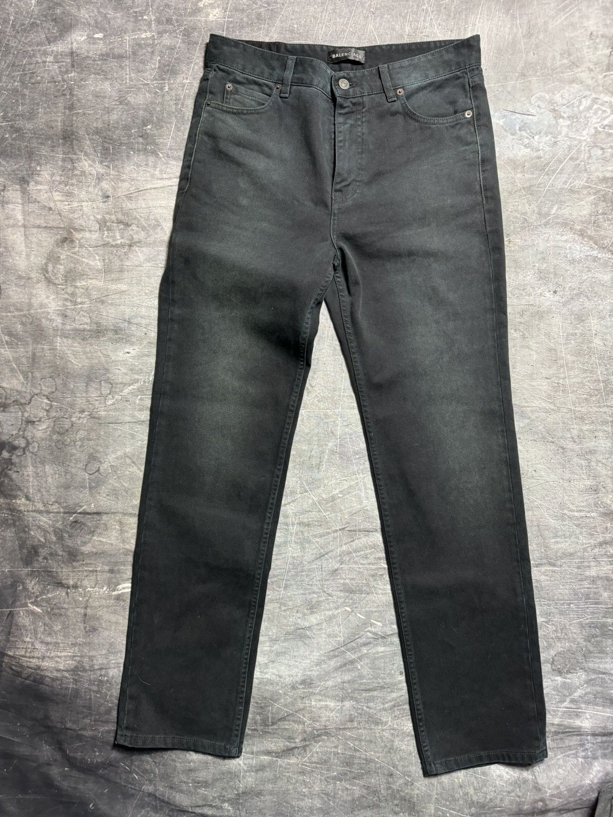 Balenciaga Balenciaga Straight Slim Fit Jeans Size US 33 - 1 Thumbnail