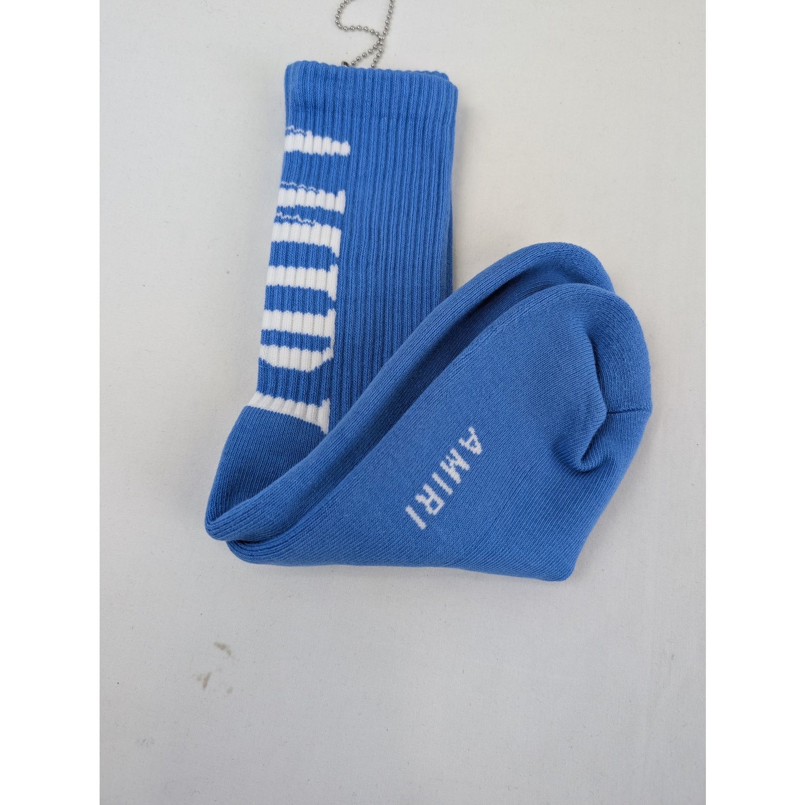 Amiri o1rshd1 Q:3 / Size: 45-46 / Solid Amiri Core Logo Socks Blue Size ONE SIZE - 8 Thumbnail