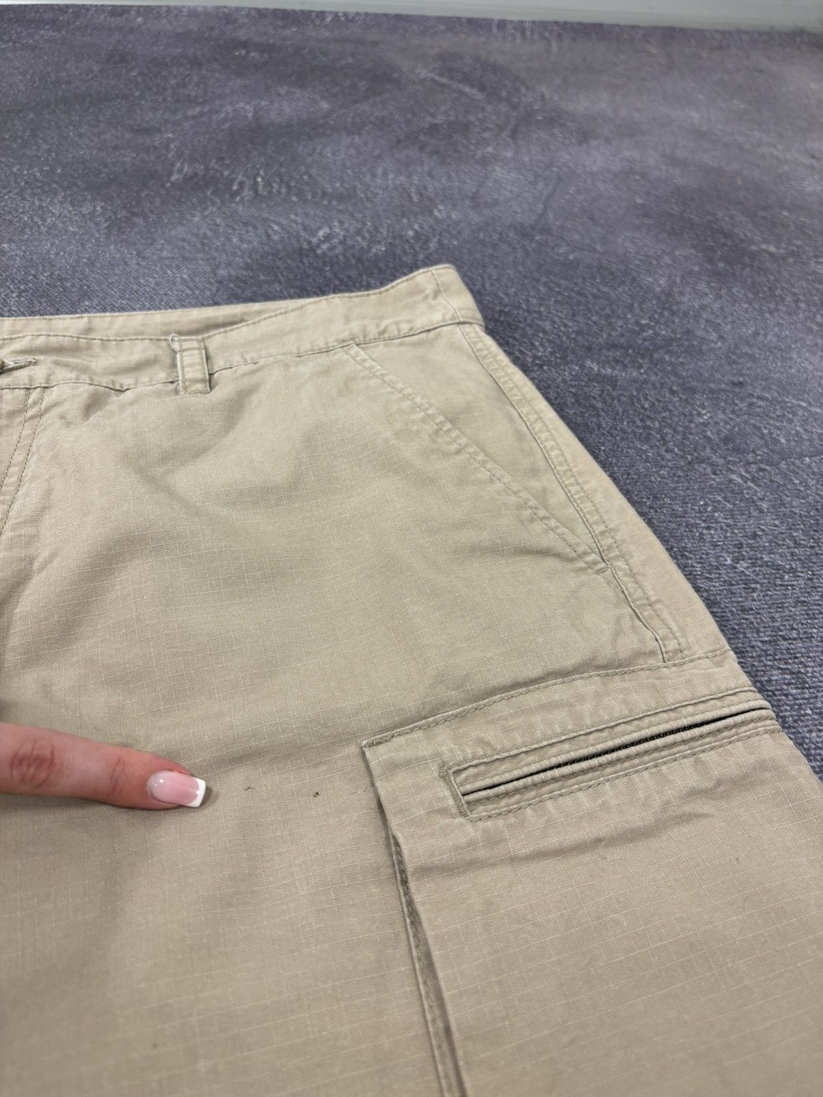 Nike Vintage Nike Y2K Military Hype Utility Swoosh Cargo Shorts Size US 36 / EU 52 - 5 Thumbnail