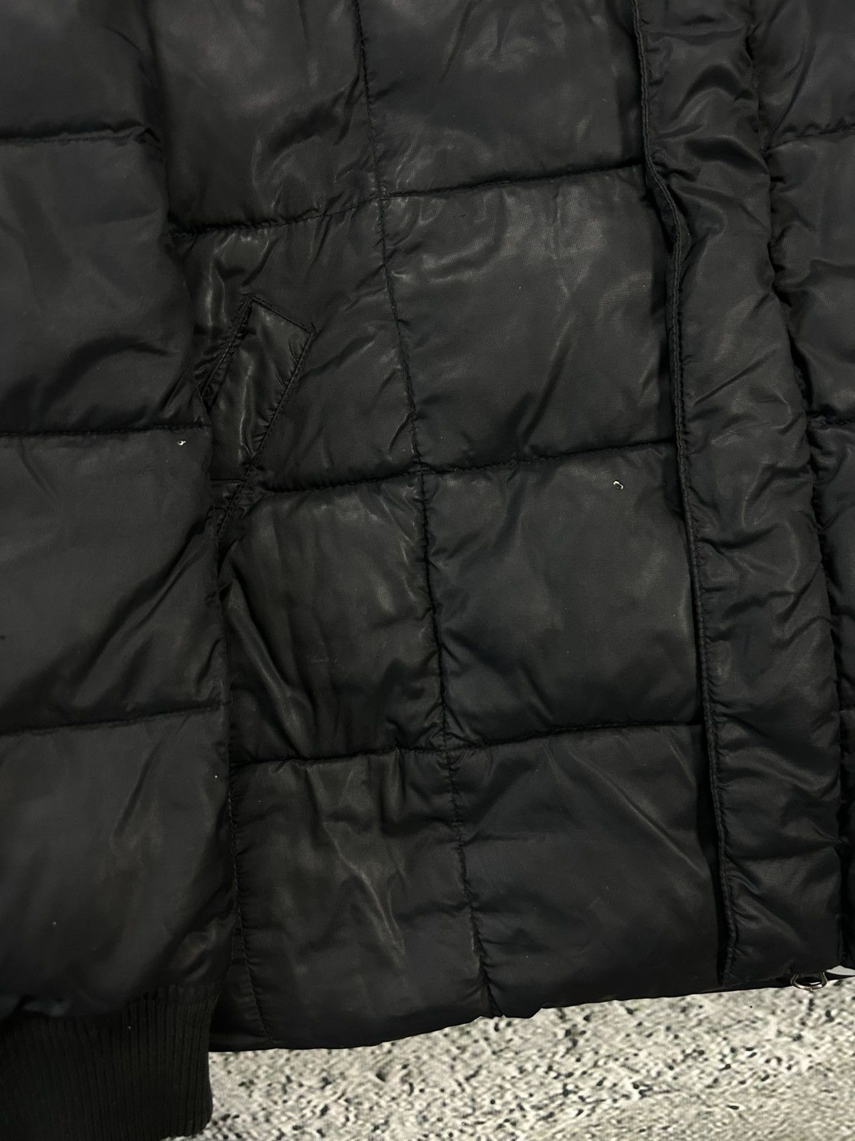 Armani × Vintage Vintage Armani Jeans Puffer Jacket Black Size US XL / EU 56 / 4 - 4 Thumbnail