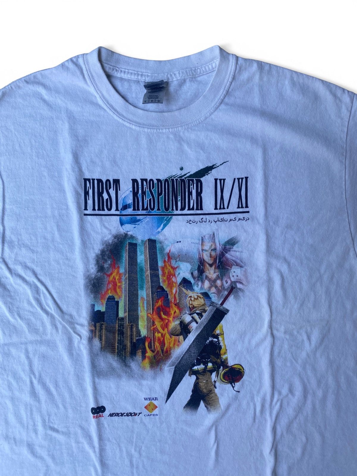 Anime Parody Final Fantasy First Responder IX/XI Tee Video Game Size US L / EU 52-54 / 3 - 3 Thumbnail