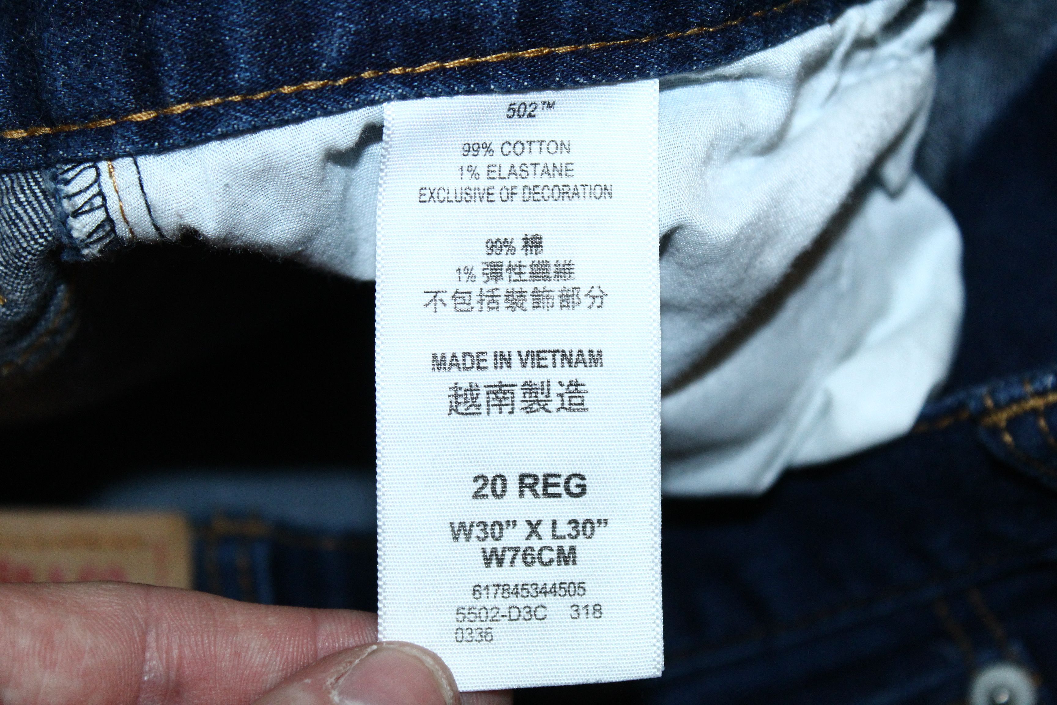 Levi's Vintage Clothing Y2k Levi's 502 Regular Taper Indigo Jeans Size US 30 / EU 46 - 6 Thumbnail