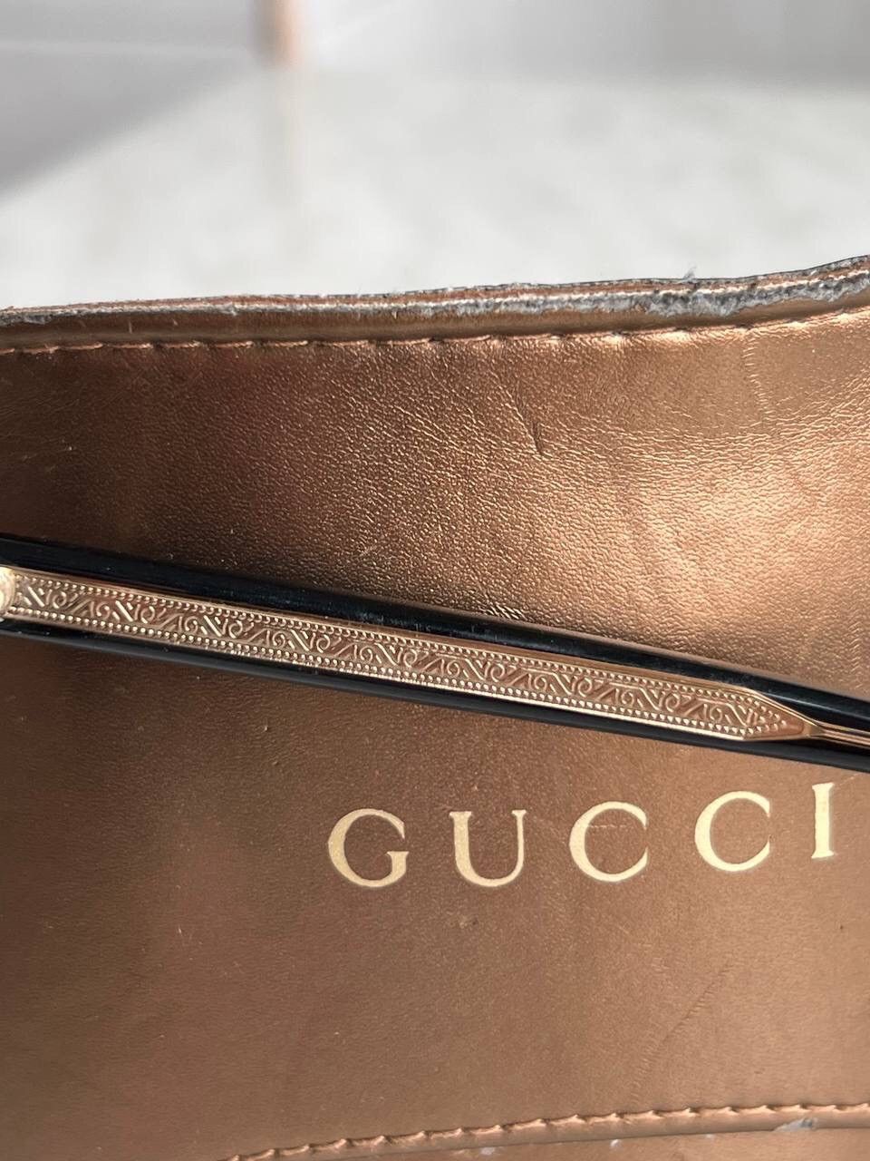 Vintage Gucci Sunglasses Vintage Eyewear's GG3820/S GG Logo Golden Size ONE SIZE - 10 Thumbnail