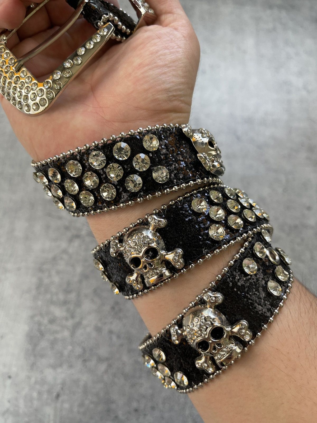 Other Vintage BB Style Crystal Y2K Belt Retro 90s Size ONE SIZE - 5 Thumbnail