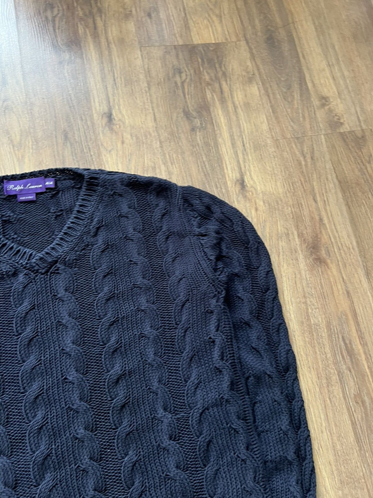 Ralph Lauren Purple Label Ralph Lauren Purple Label Cable Knit Sweater (Made in Italy) Size M / US 6-8 / IT 42-44 - 6 Thumbnail
