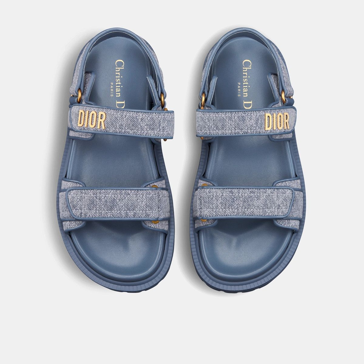 Dior o1bcso1str0226 Dioract Sandal in Blue Size US 8 / IT 38 - 3 Thumbnail