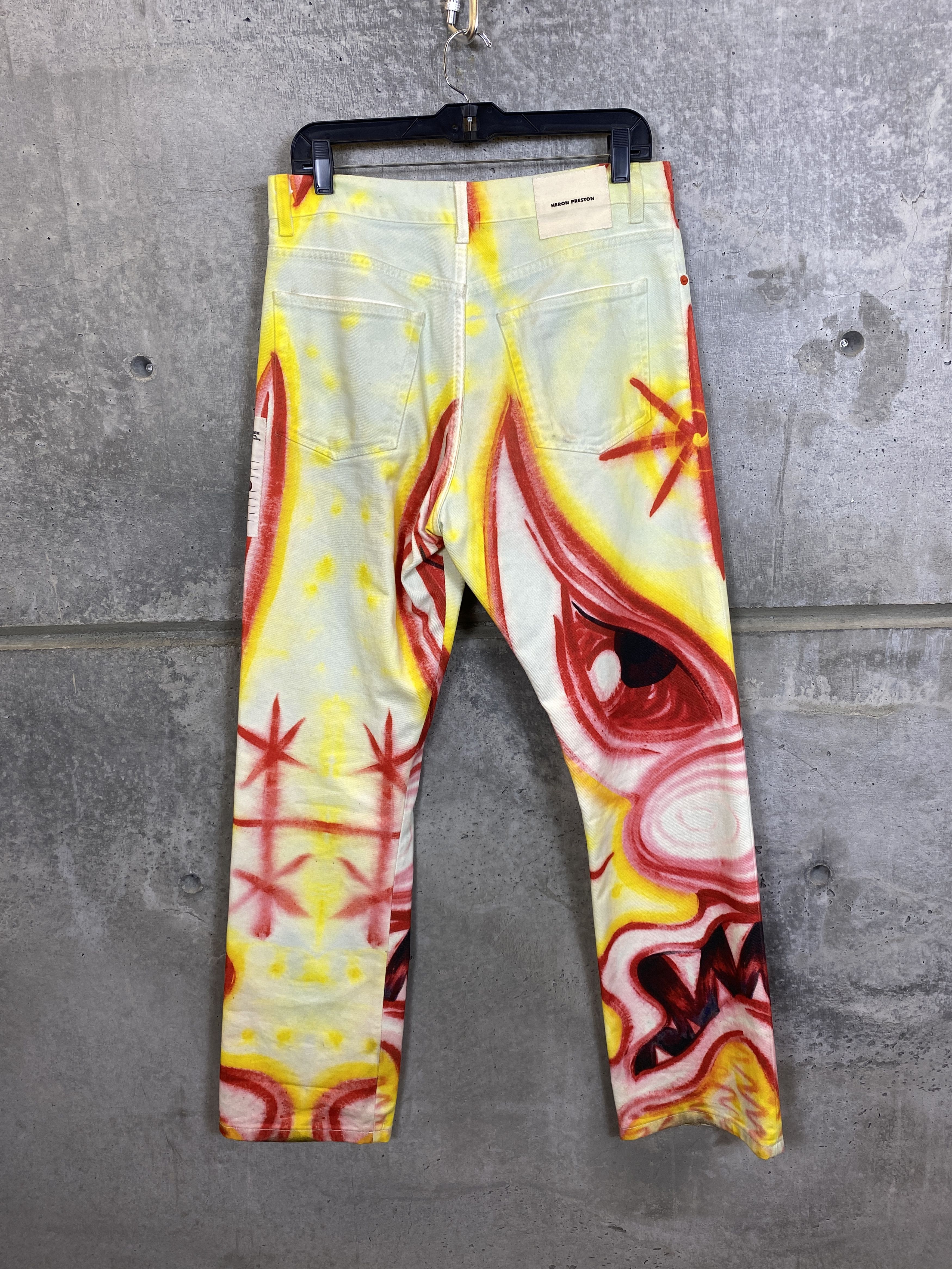Heron Preston $645 HERON PRESTON X KENNY SCHARF JEANS Size US 30 / EU 46 - 2 Thumbnail