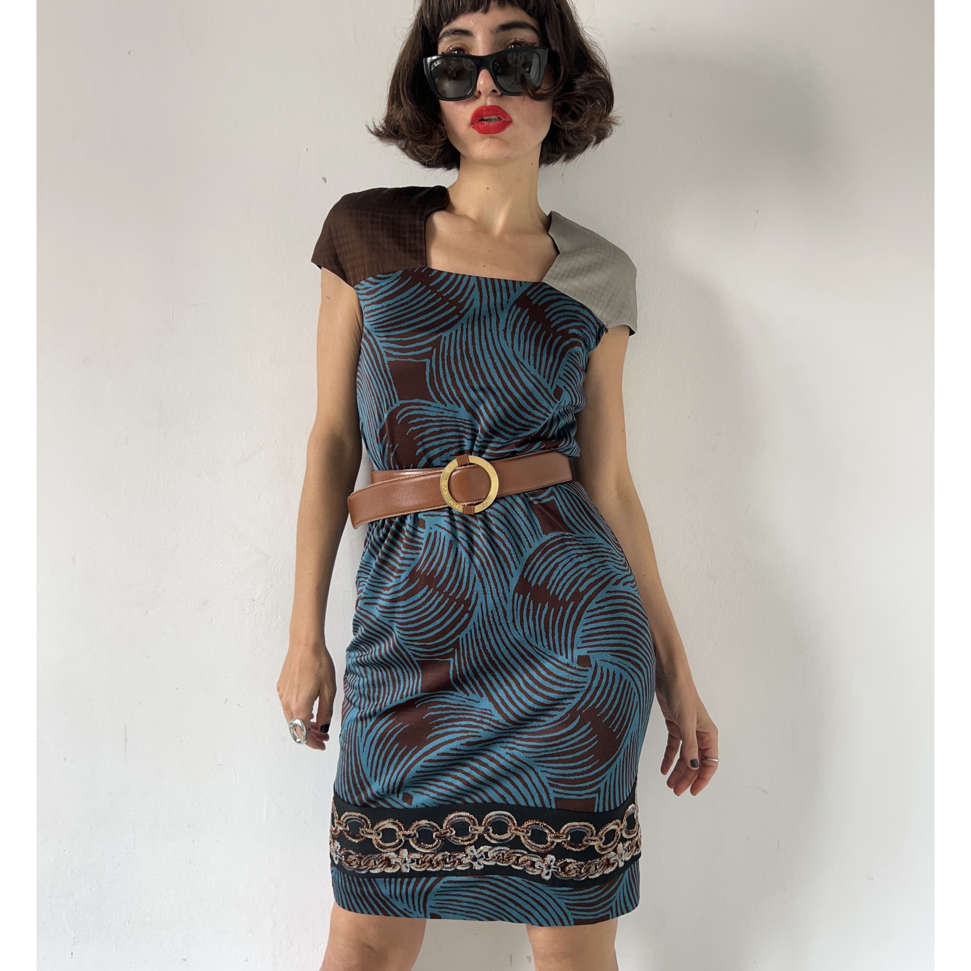 Custo Barcelona Custo Barcelona Y2k pencil abstract dress Size M / US 6-8 / IT 42-44 - 1 Thumbnail
