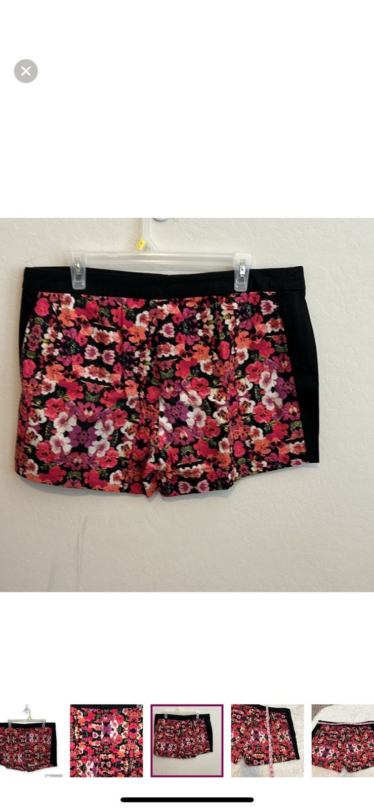 Nicole Miller Nicole by Nicole miller floral shorts size 14 Size 36" / US 14 / IT 50 - 3 Thumbnail