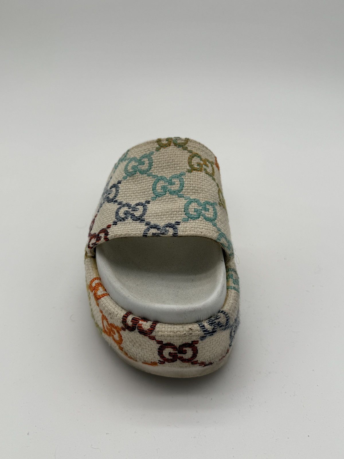 Gucci Rainbow Gucci Monogram Slides Size US 8 / IT 38 - 7 Thumbnail