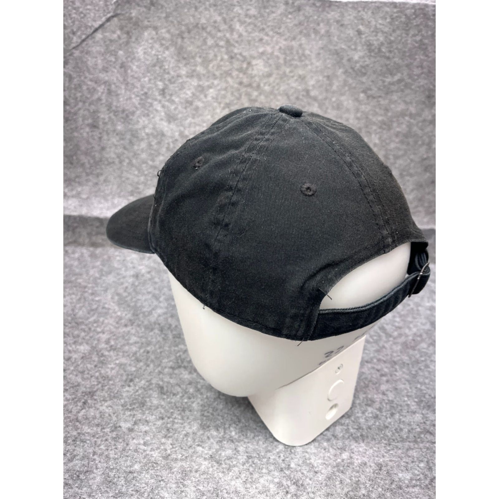 Nike Nike Hat Cap Strap Back Adult One Size Black Heritage86 Cotton Poly Lined Golf Size ONE SIZE - 5 Thumbnail