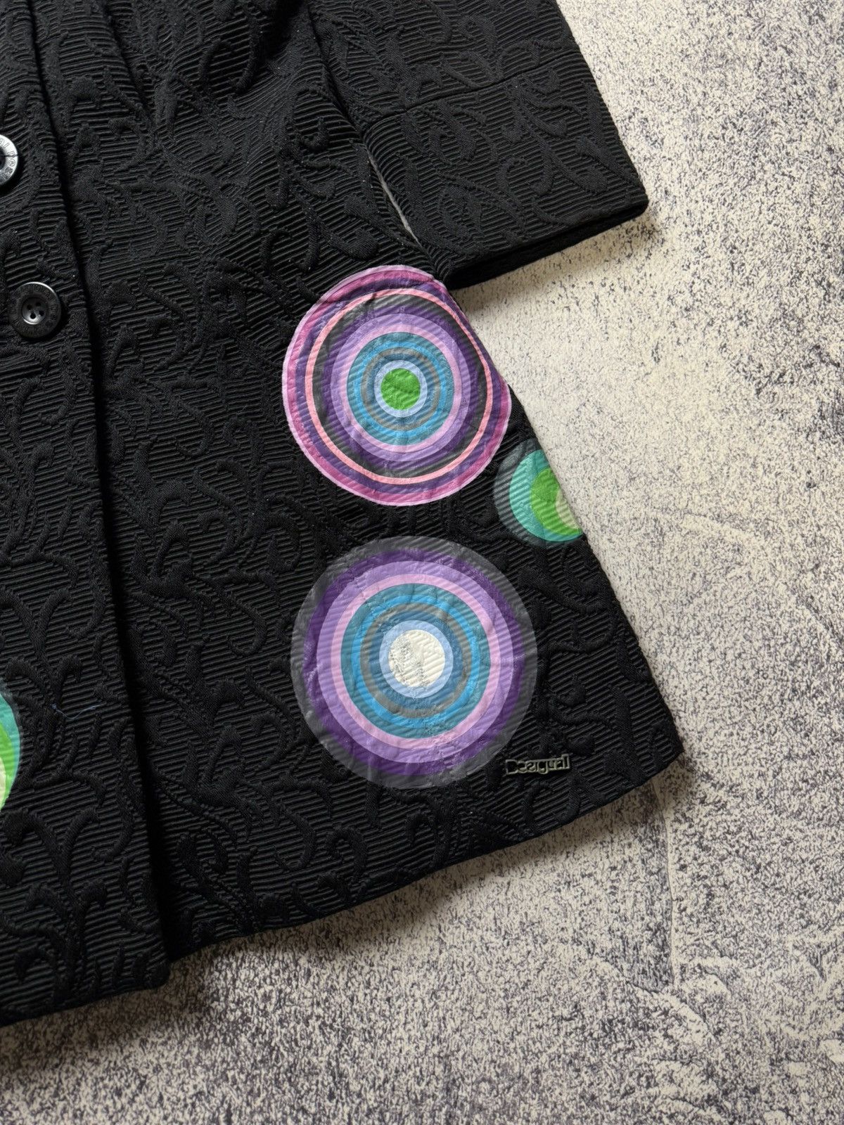 Desigual Ladies Desigual Multicolored Long Coat Size 38 Size XS / US 0-2 / IT 36-38 - 7 Thumbnail